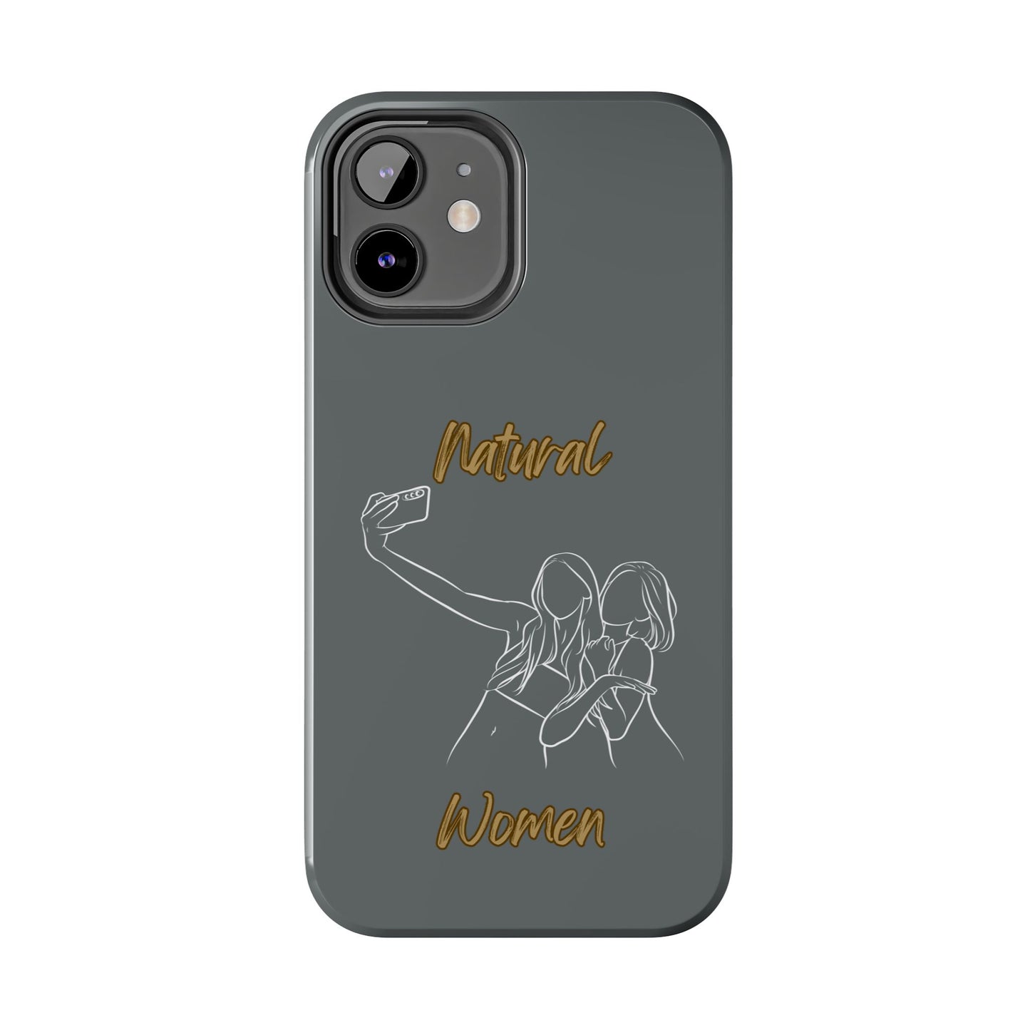 Natural Woman Friends Selfie (WL)Tough Phone Cases DARK GREY