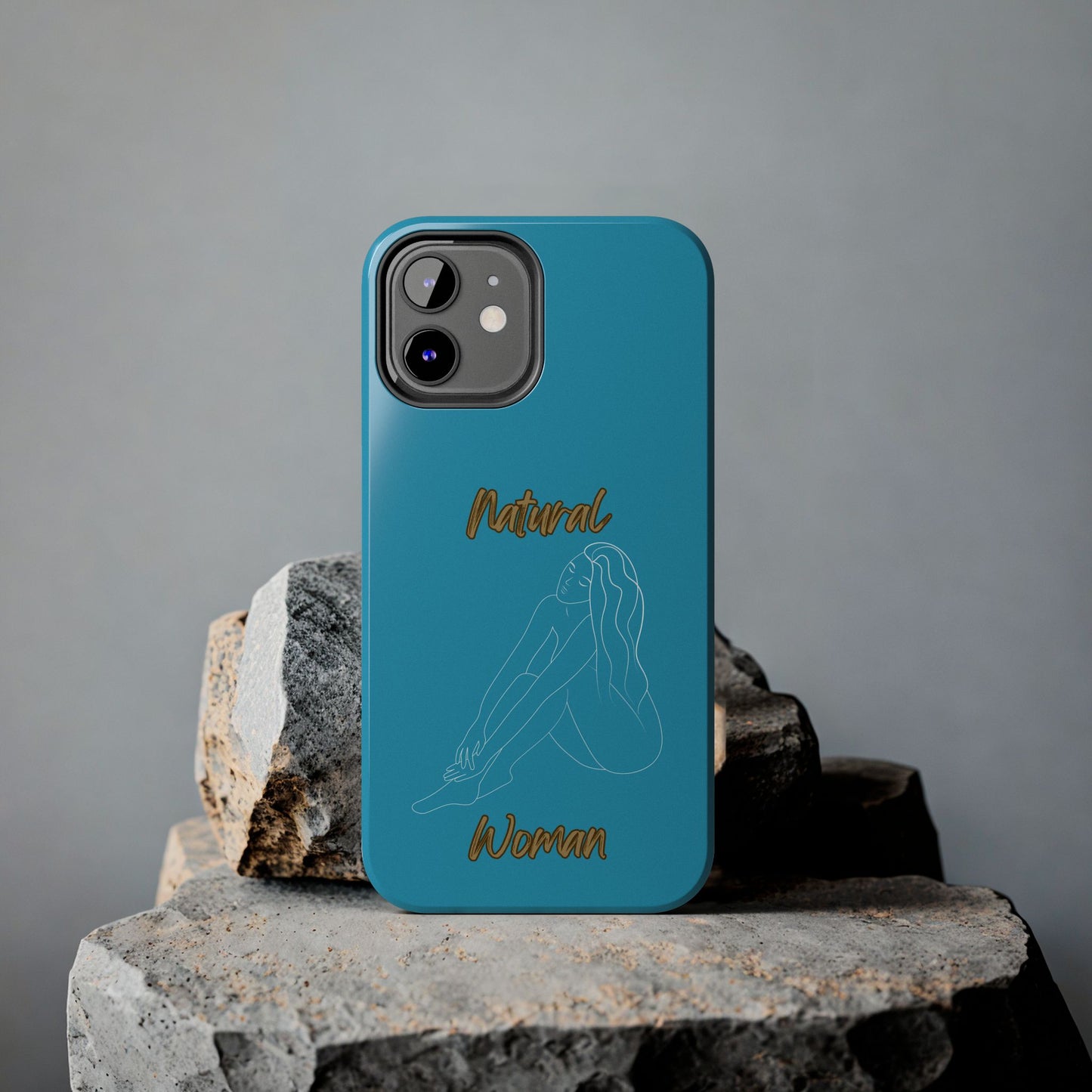 Natural Woman Beauty (WL) Tough Phone Cases TURQUOISE