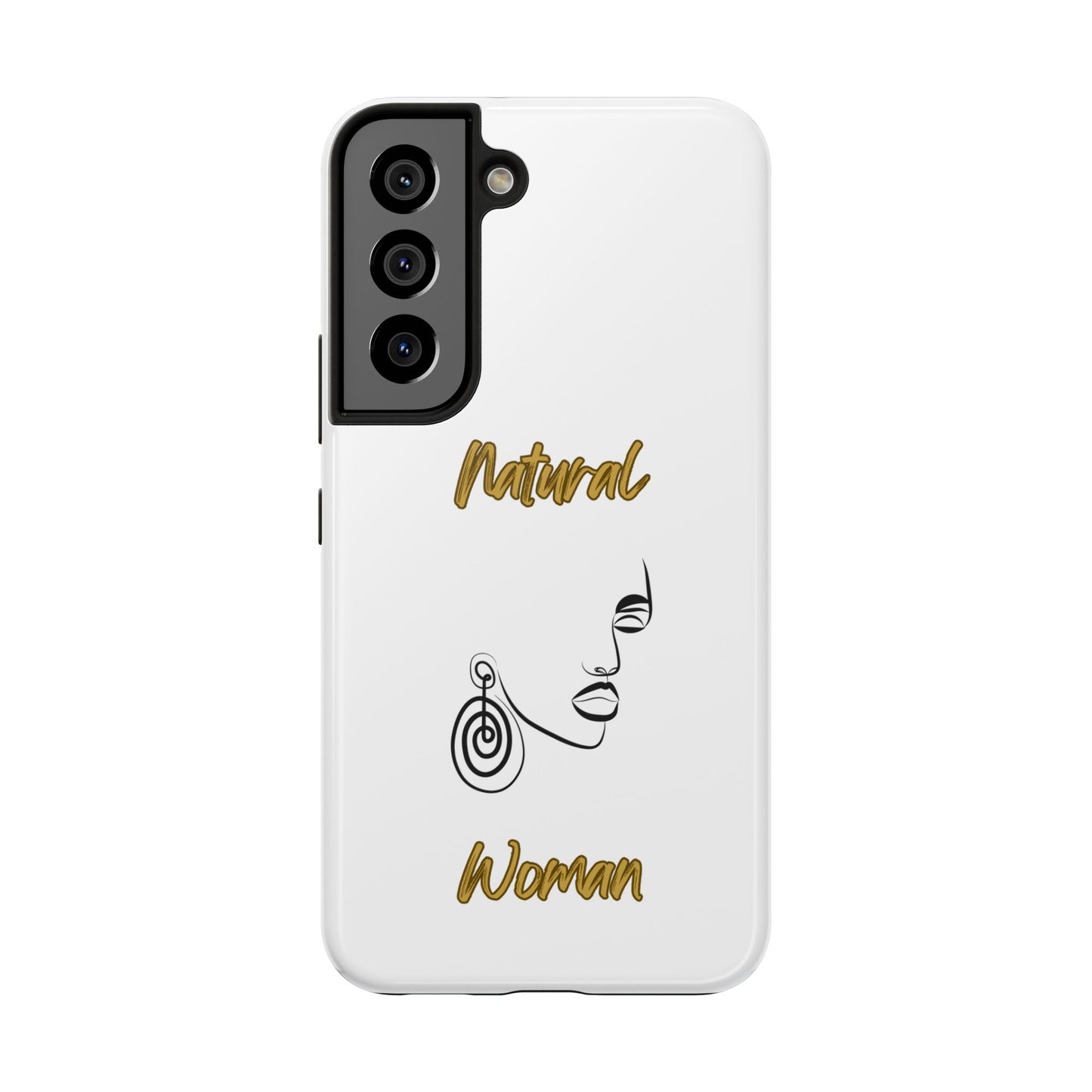Natural Woman Music In My Soul (BL)Tough Phone Cases WHITE