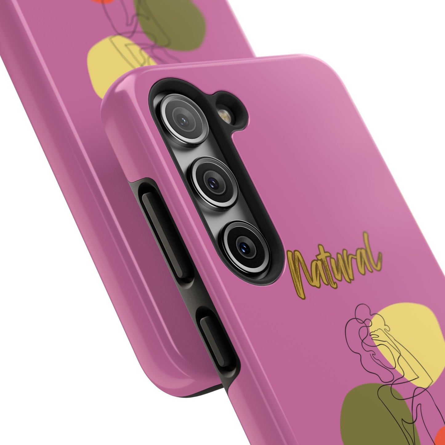 Natural Woman Colorful Pose (BL)Tough Phone Cases LIGHT PINK