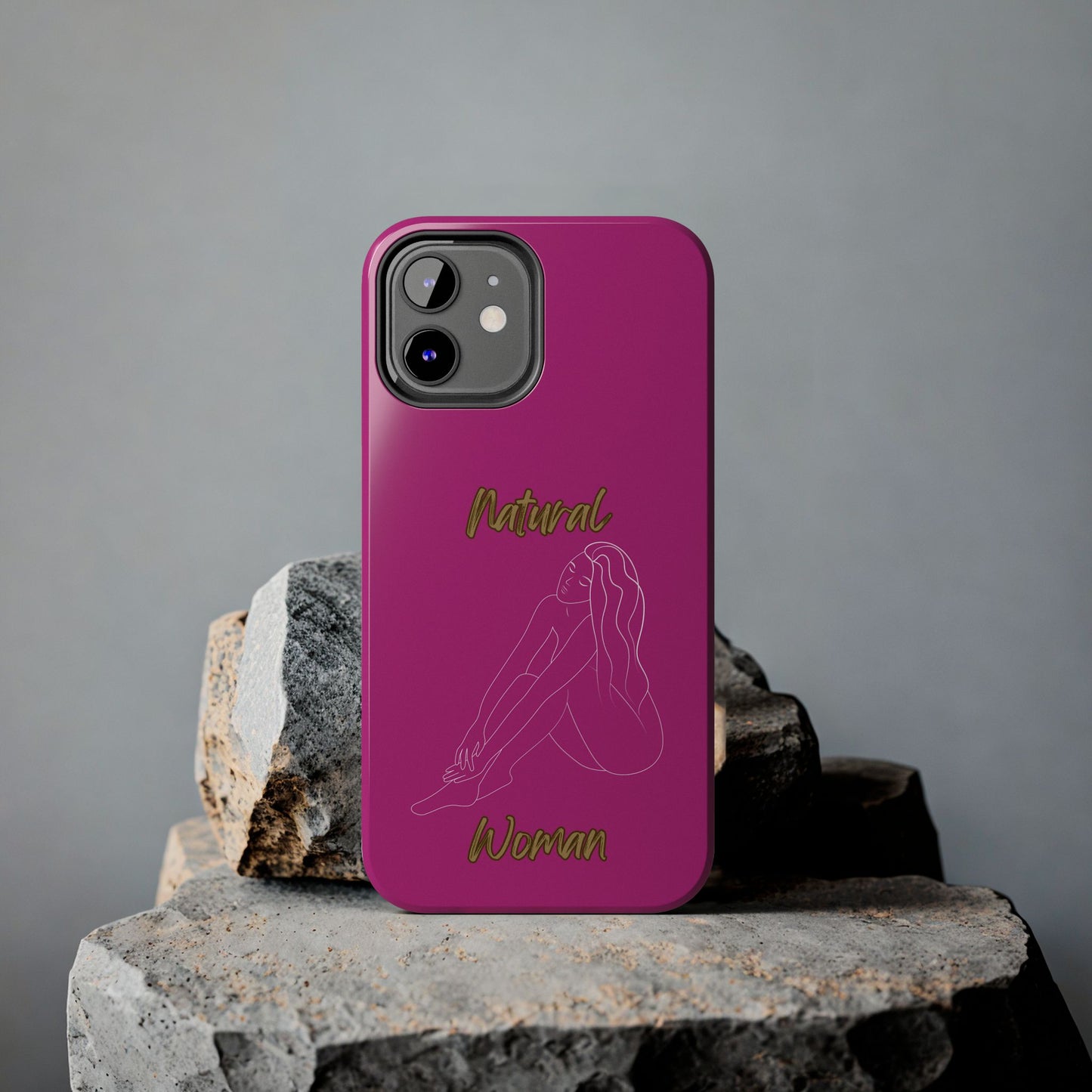 Natural Woman Beauty (WL) Tough Phone Cases PINK