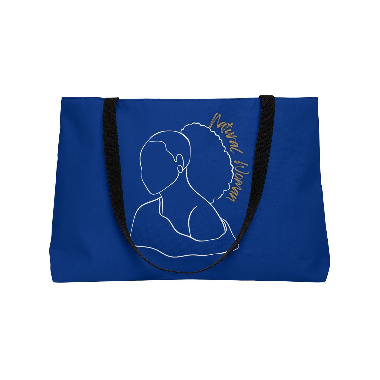 Natural Woman Behind Head (WL) Weekender Tote Bag DARK BLUE