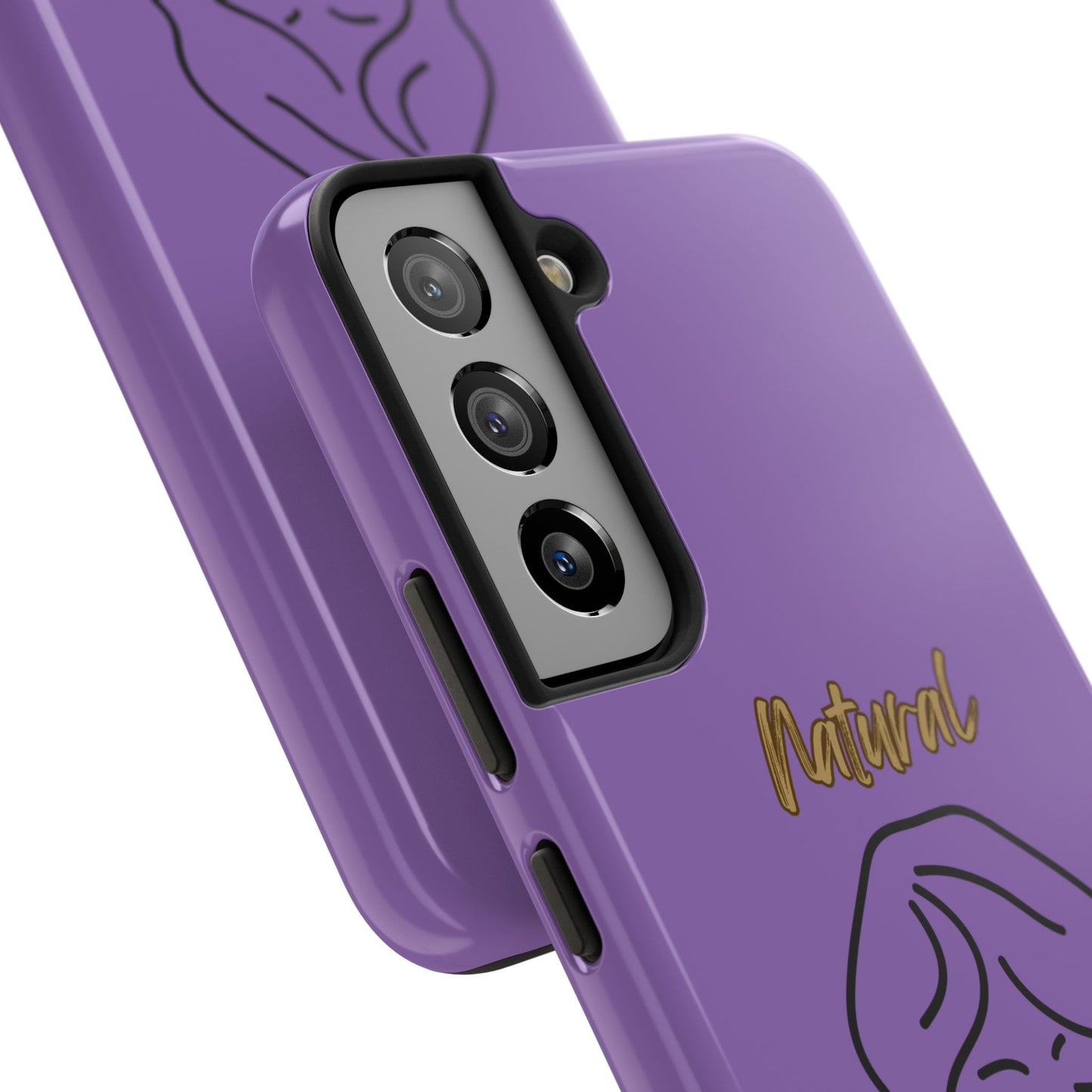 Natural Woman Modest (BL)Tough Phone Cases LIGHT PURPLE
