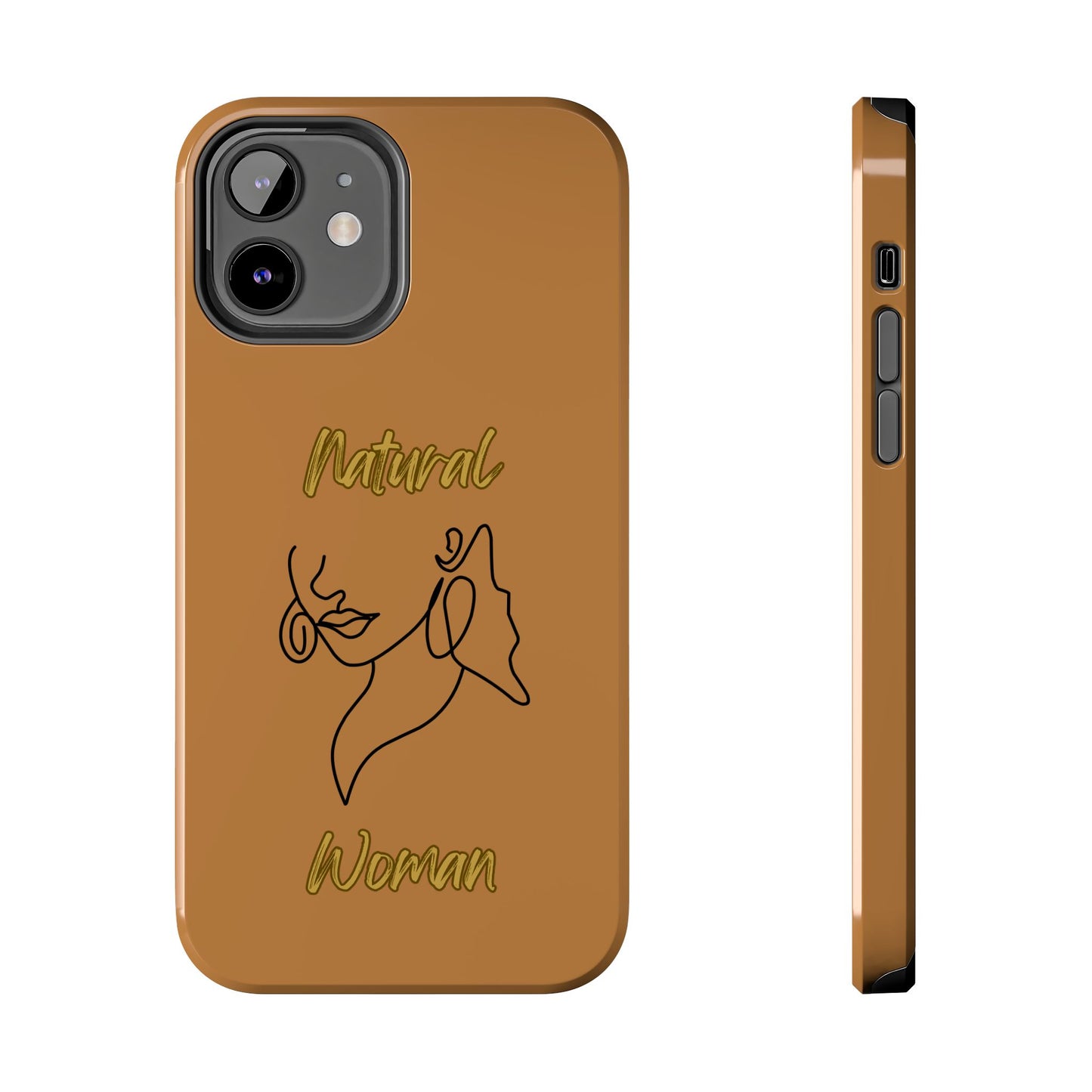 Natural Woman Lips (BL)Tough Phone Cases LIGHT BROWN