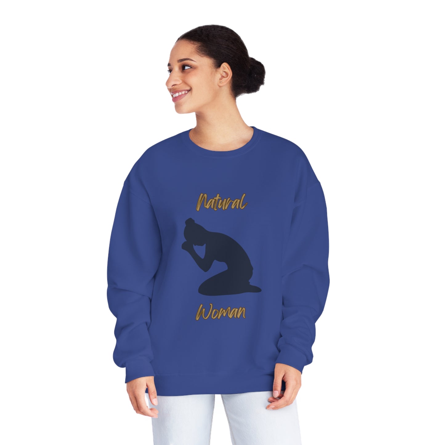 Natural Woman Pray (BL) Crewneck Sweatshirt