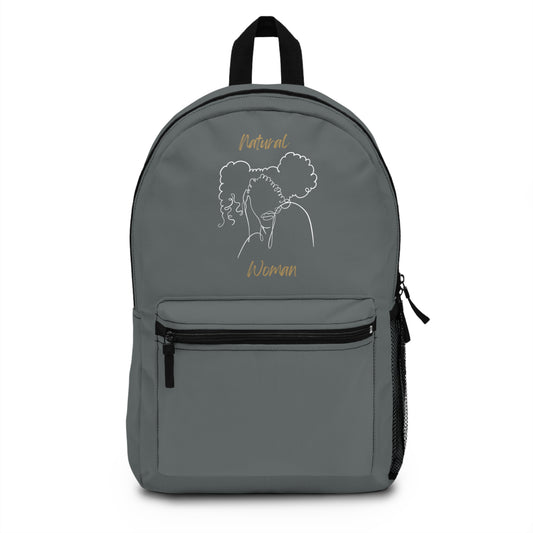 Natural Woman Twin Puffs (WL) Backpack DARK GREY
