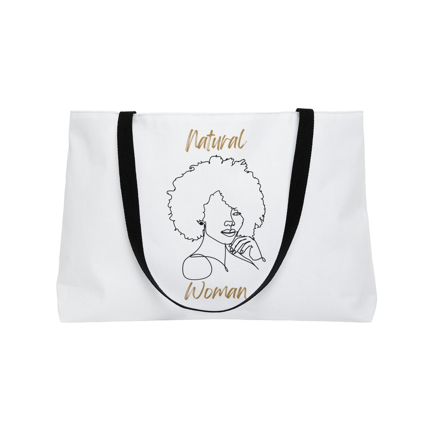 Natural Woman The Look (BL) Weekender Tote Bag WHITE