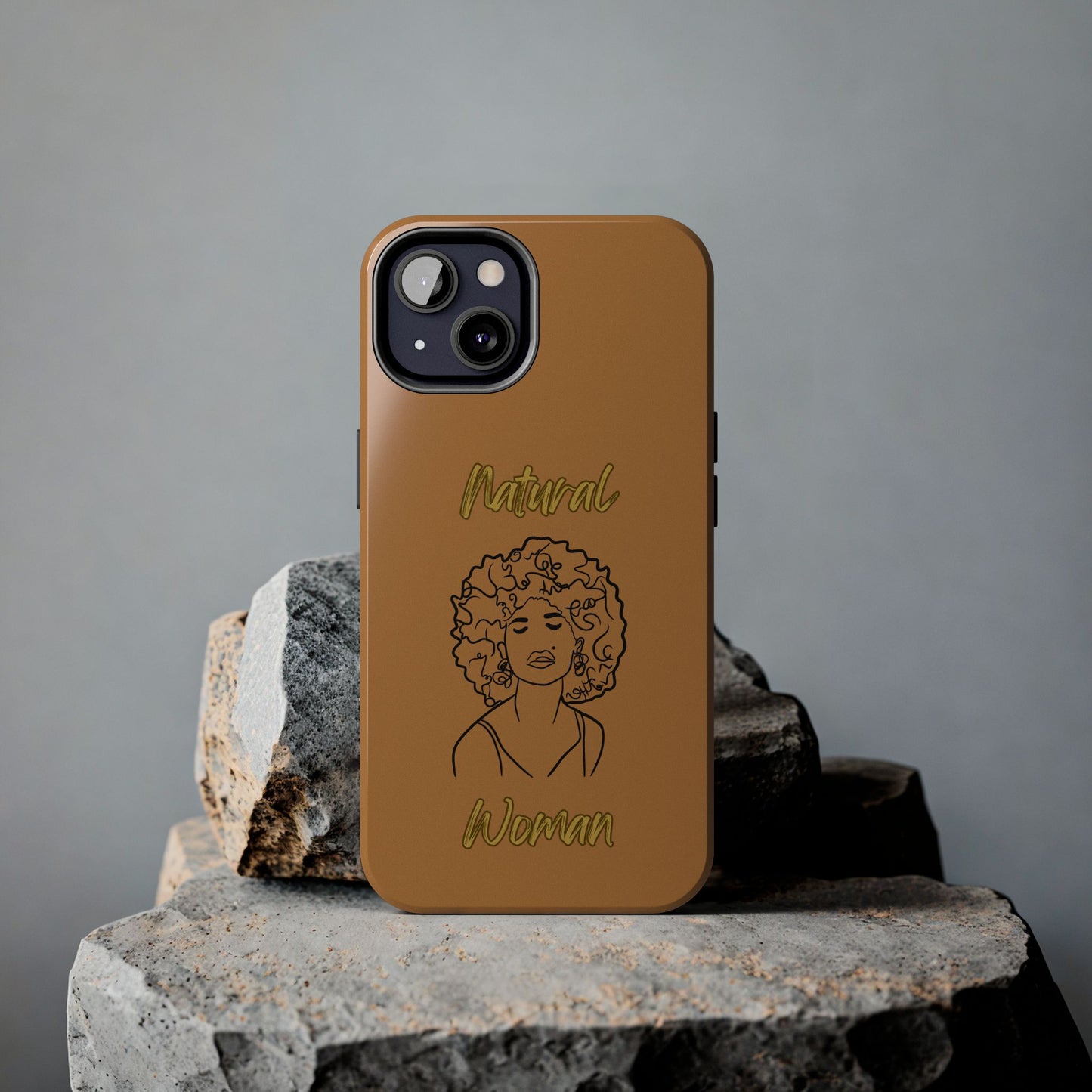Natural Woman All About Me (BL)Tough Phone Cases LIGHT BROWN