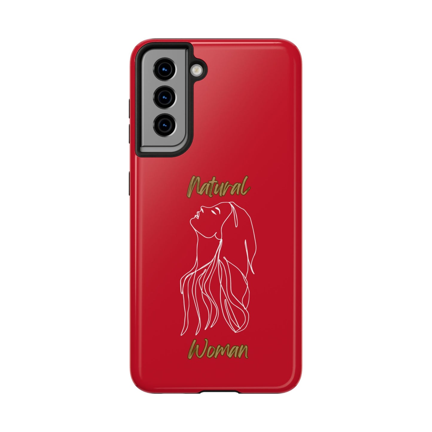 Natural Woman Appreciation (WL) Tough Phone Cases DARK RED