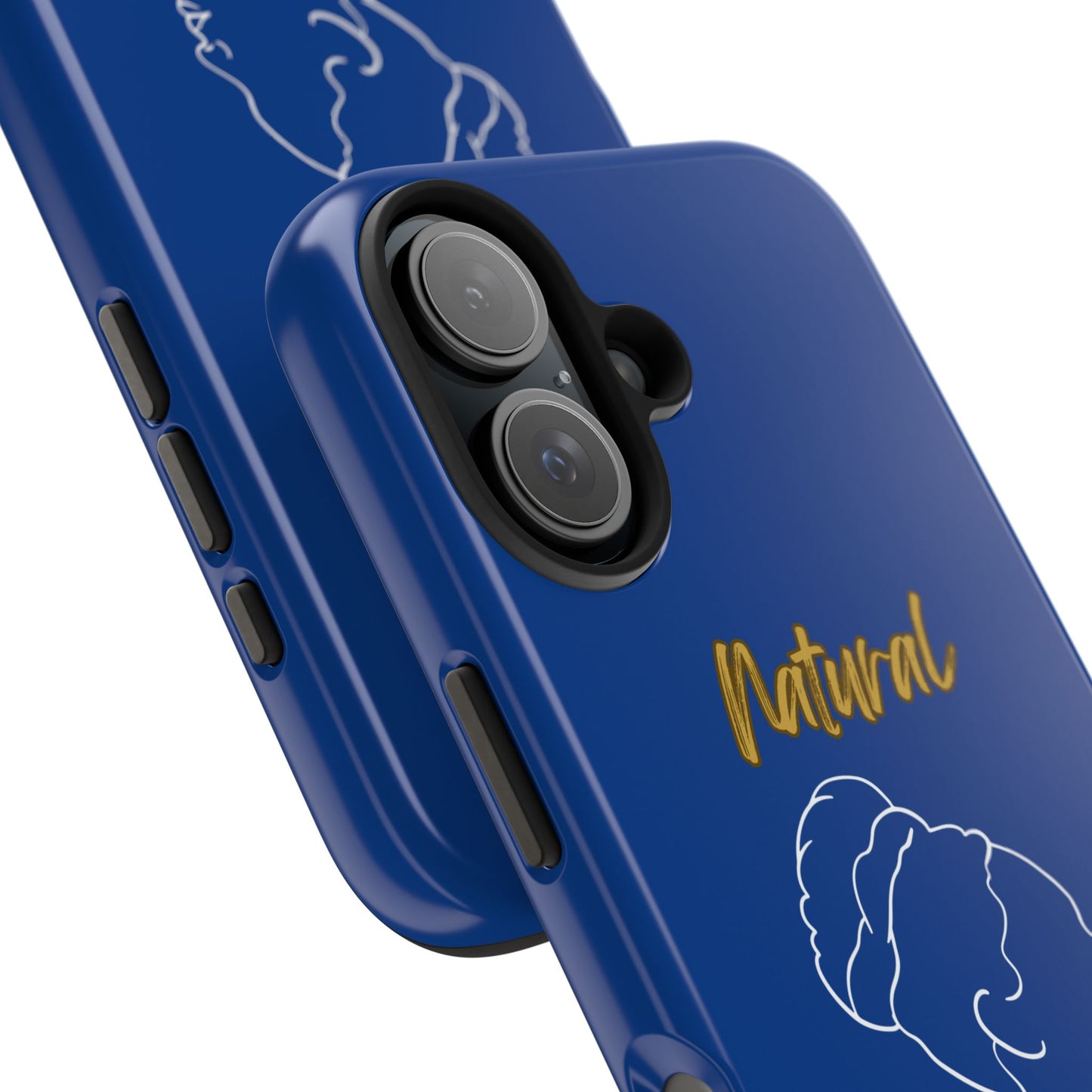 Natural Woman Mixed (WL)Tough Phone Cases DARK BLUE