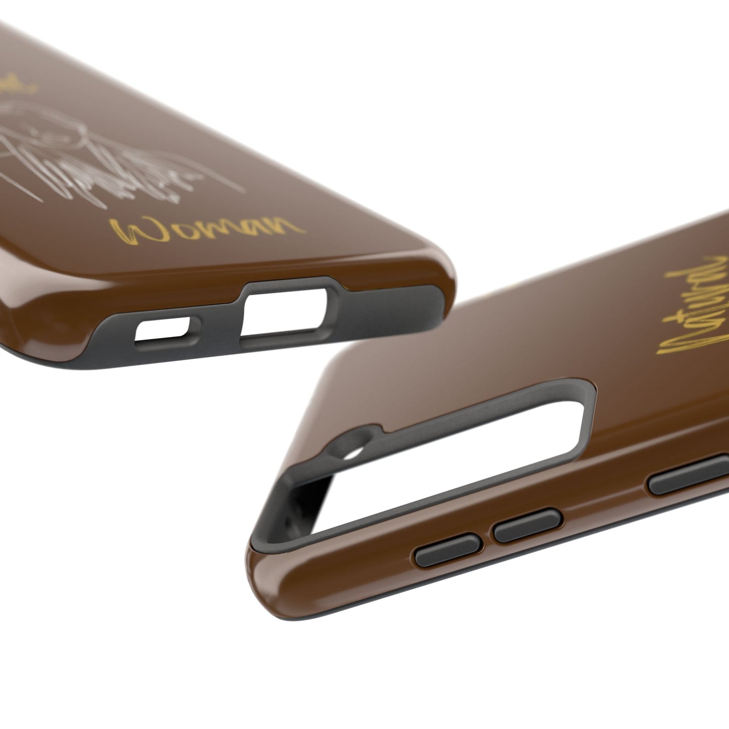 Natural Woman Content (WL)Tough Phone Cases BROWN
