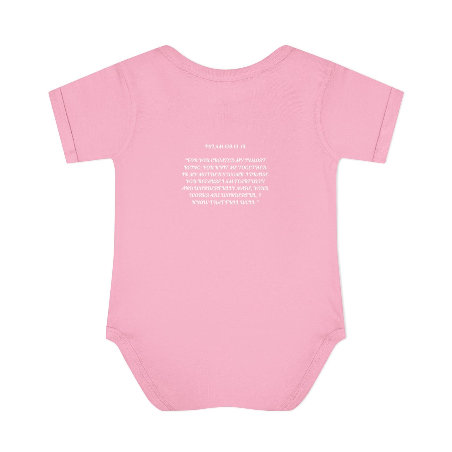 Kingdom Kids Infant Bodysuit - Psalm 139: 13-14