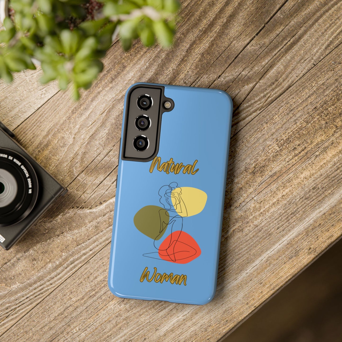 Natural Woman Colorful Pose (BL)Tough Phone Cases LIGHT BLUE