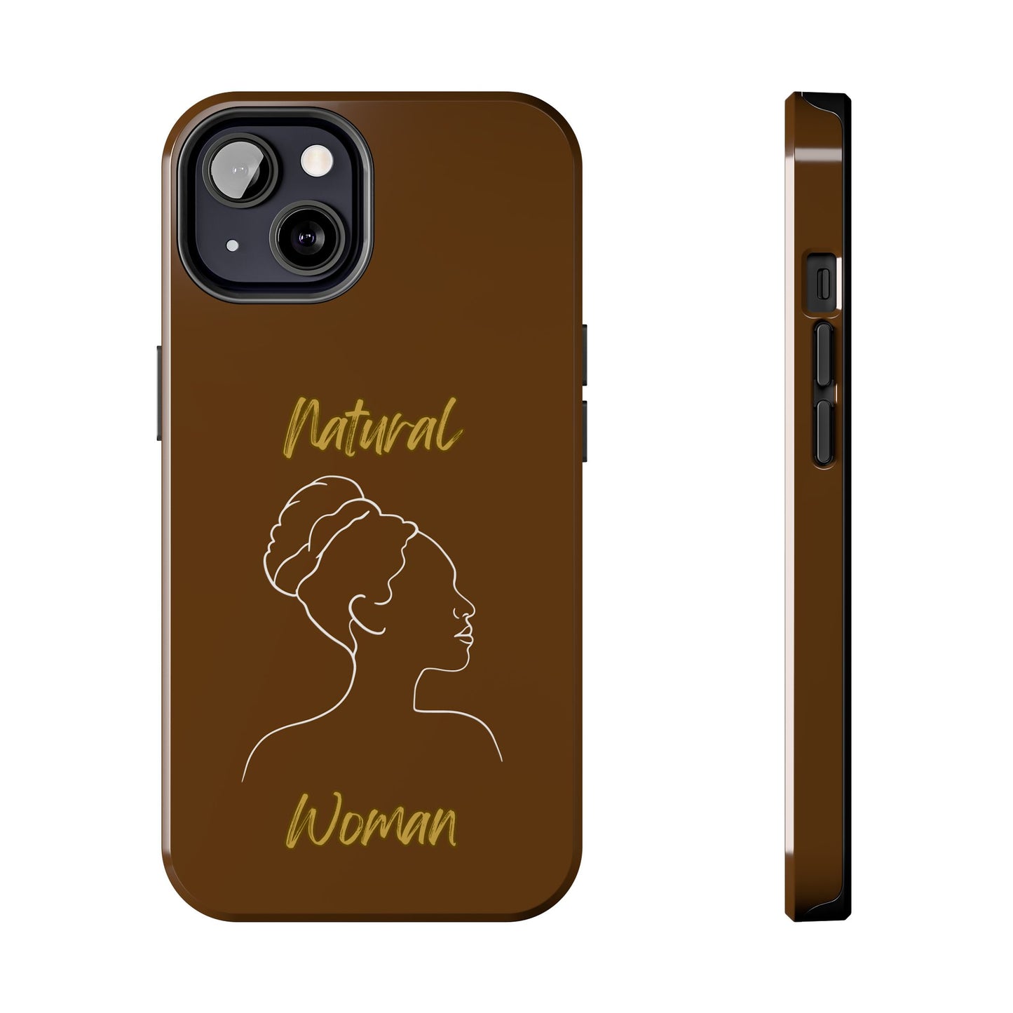 Natural Woman Mixed (WL)Tough Phone Cases BROWN