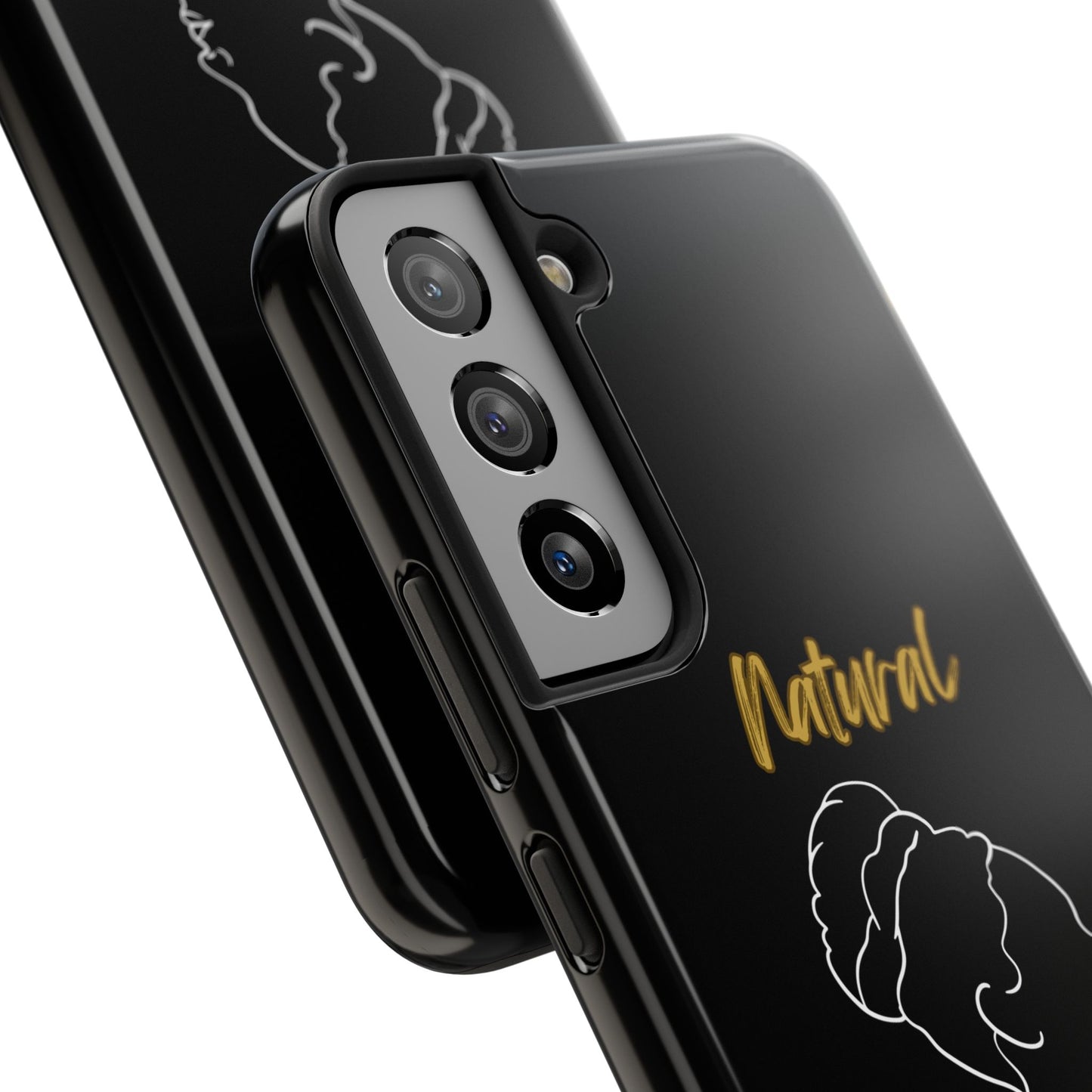 Natural Woman Mixed (WL)Tough Phone Cases BLACK