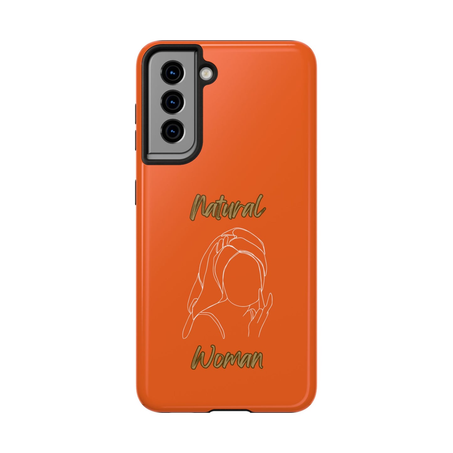 Natural Woman Towel Wrapped (WL)Tough Phone Cases ORANGE