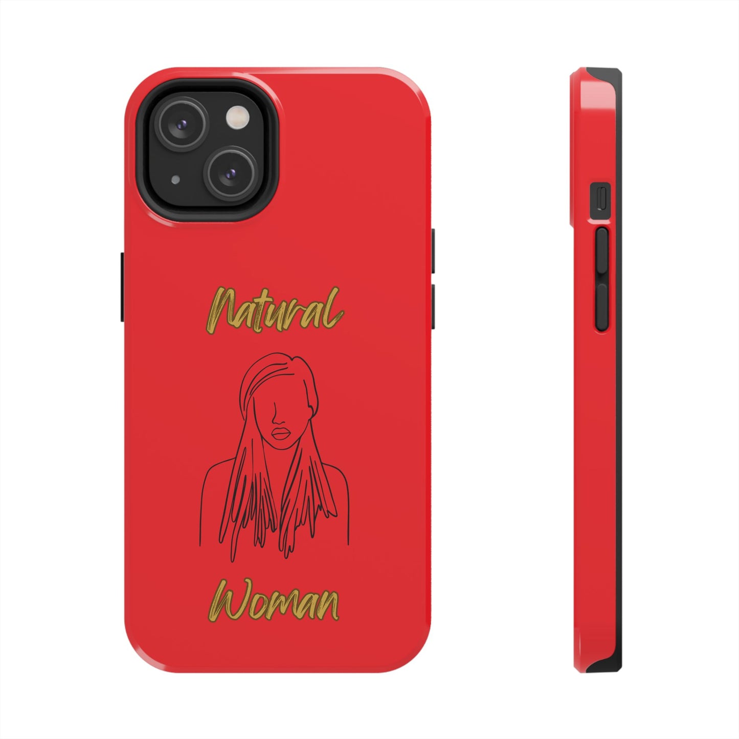 Natural Woman Content (BL)Tough Phone Cases RED