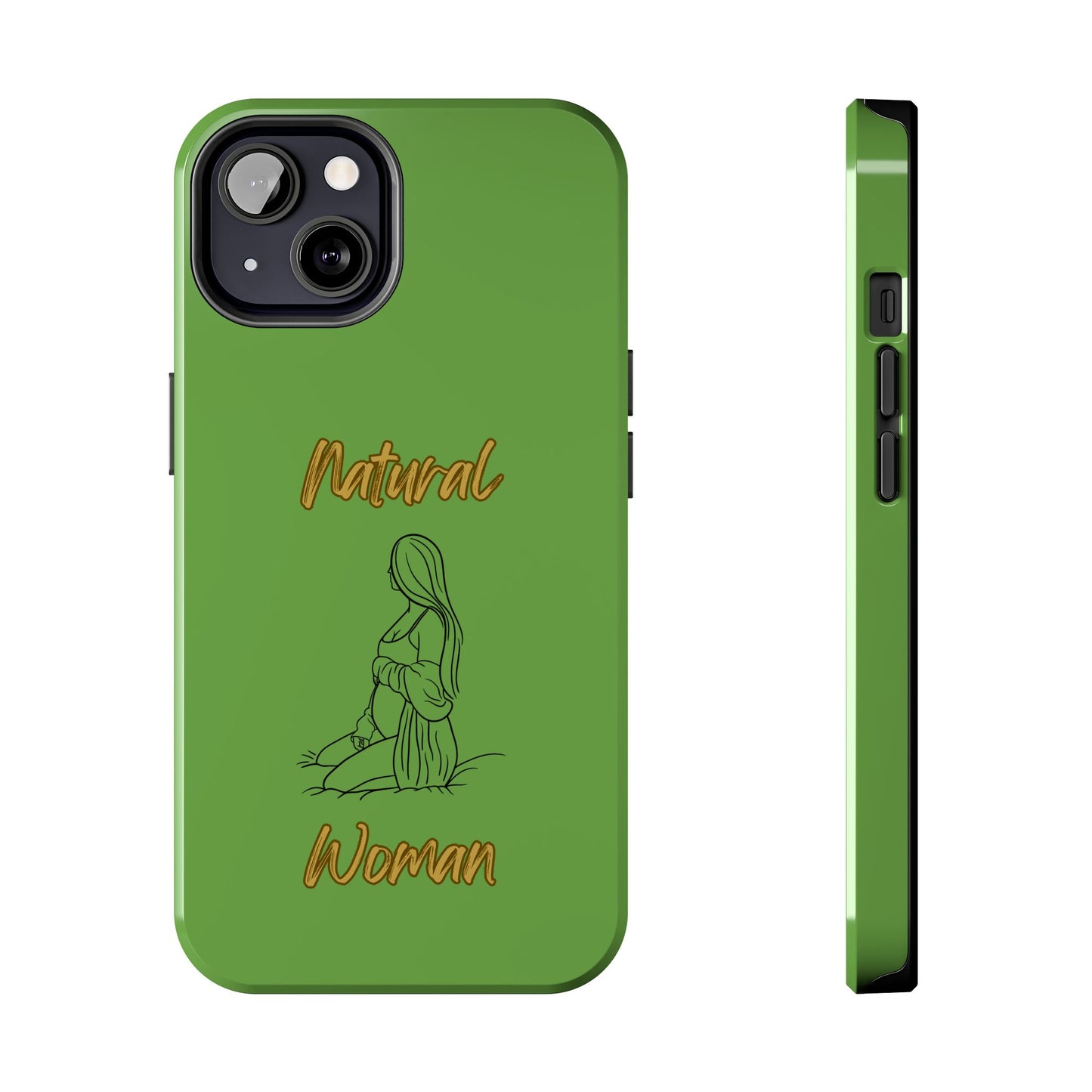 Natural Woman Expecting (BL)Tough Phone Cases GREEN