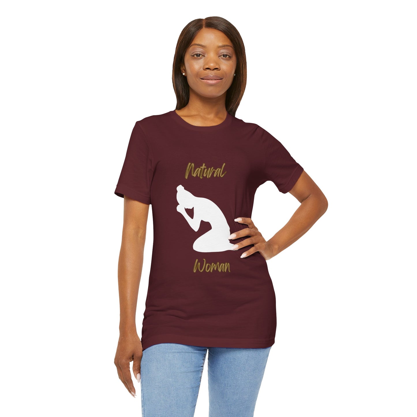 Natural Woman Pray  (WL) Short Sleeve T-Shirt