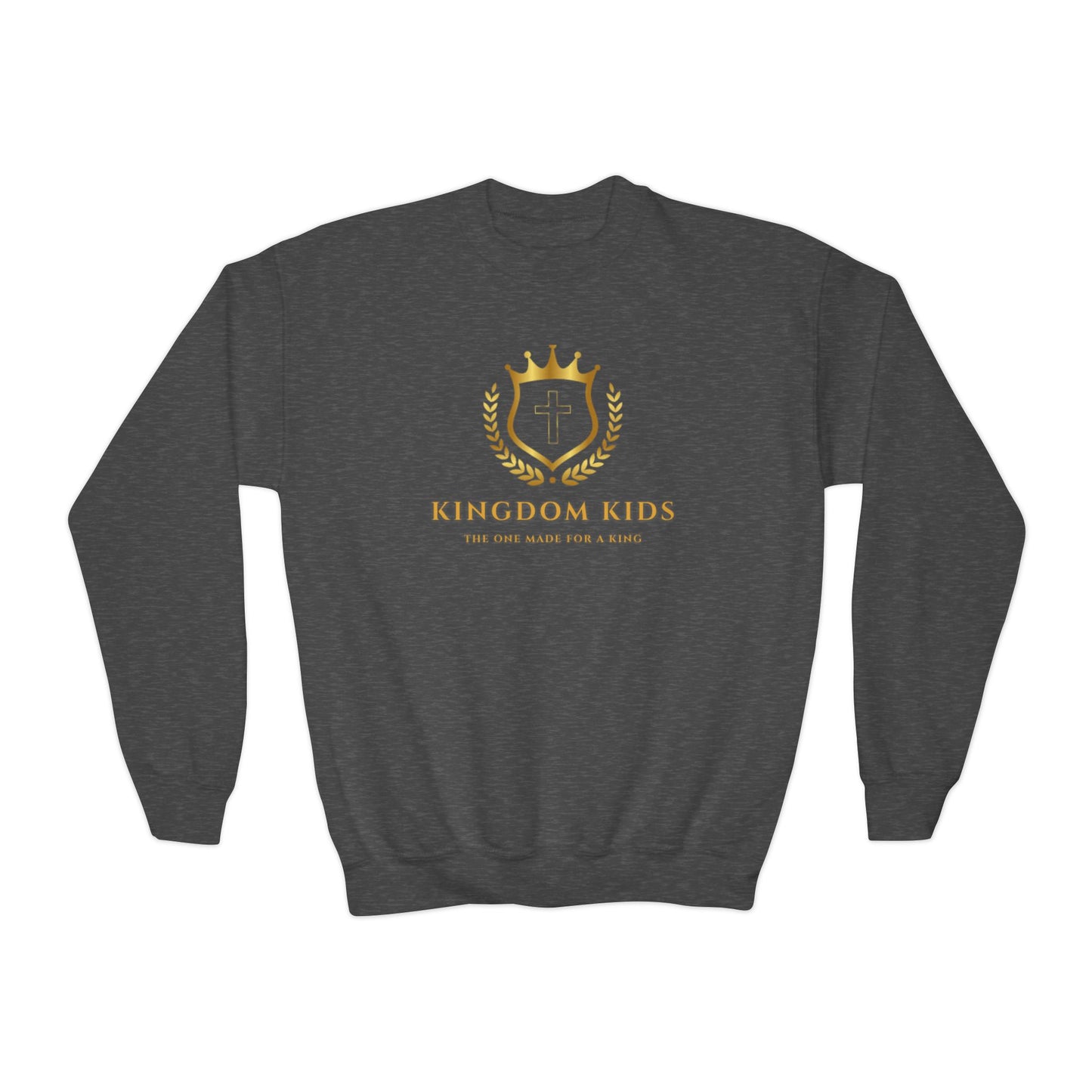 Kingdom Kids Youth Crewneck Sweatshirt - Faith-Inspired, Ephesians 6:1