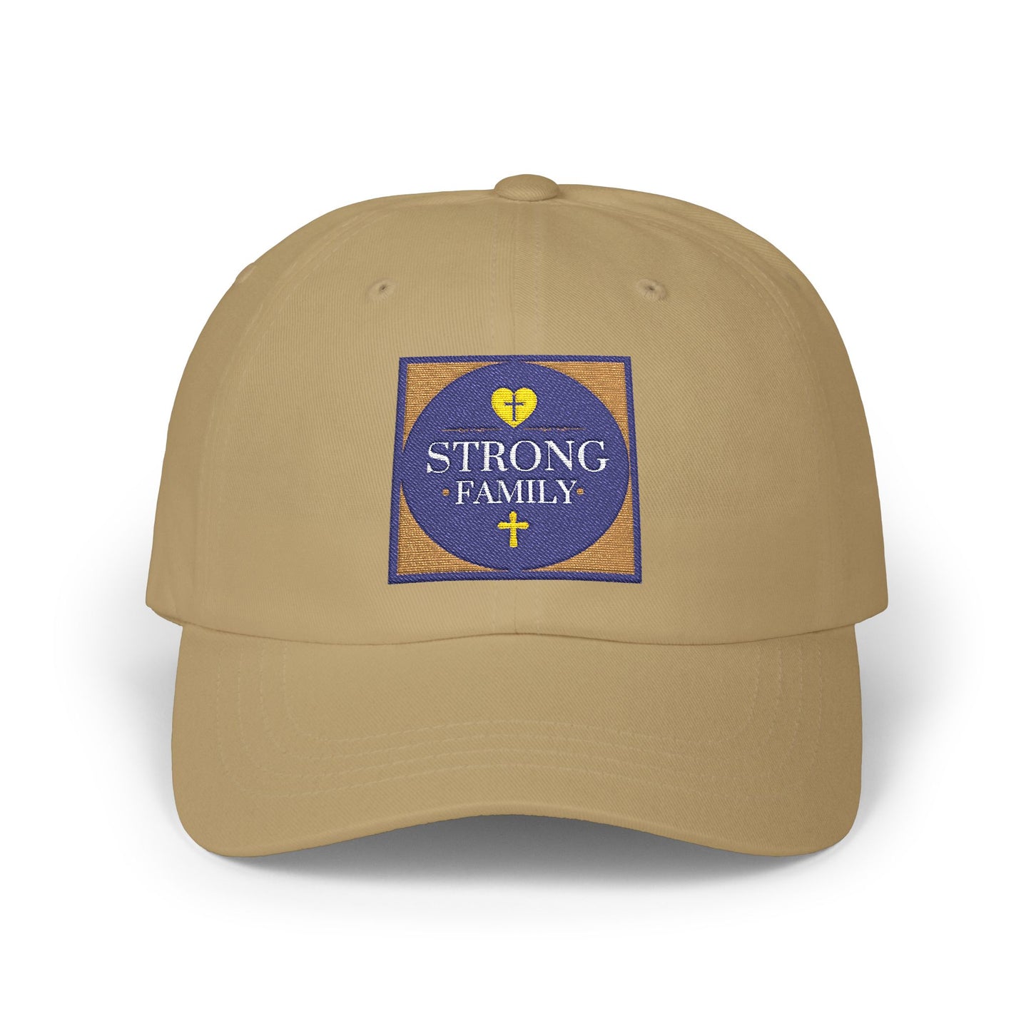Strong Family Custom Casual Cap - BLUE LOGO