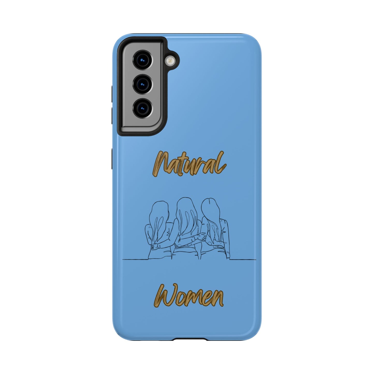 Natural Woman Loving Friends (BL)Tough Phone Cases LIGHT BLUE