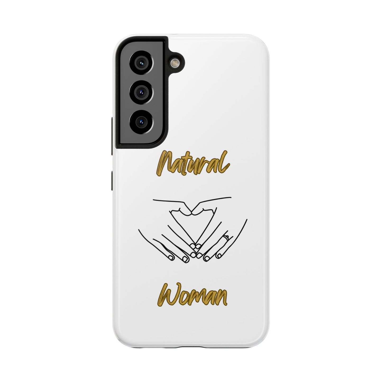 Natural Woman I Love You (BL)Tough Phone Cases WHITE