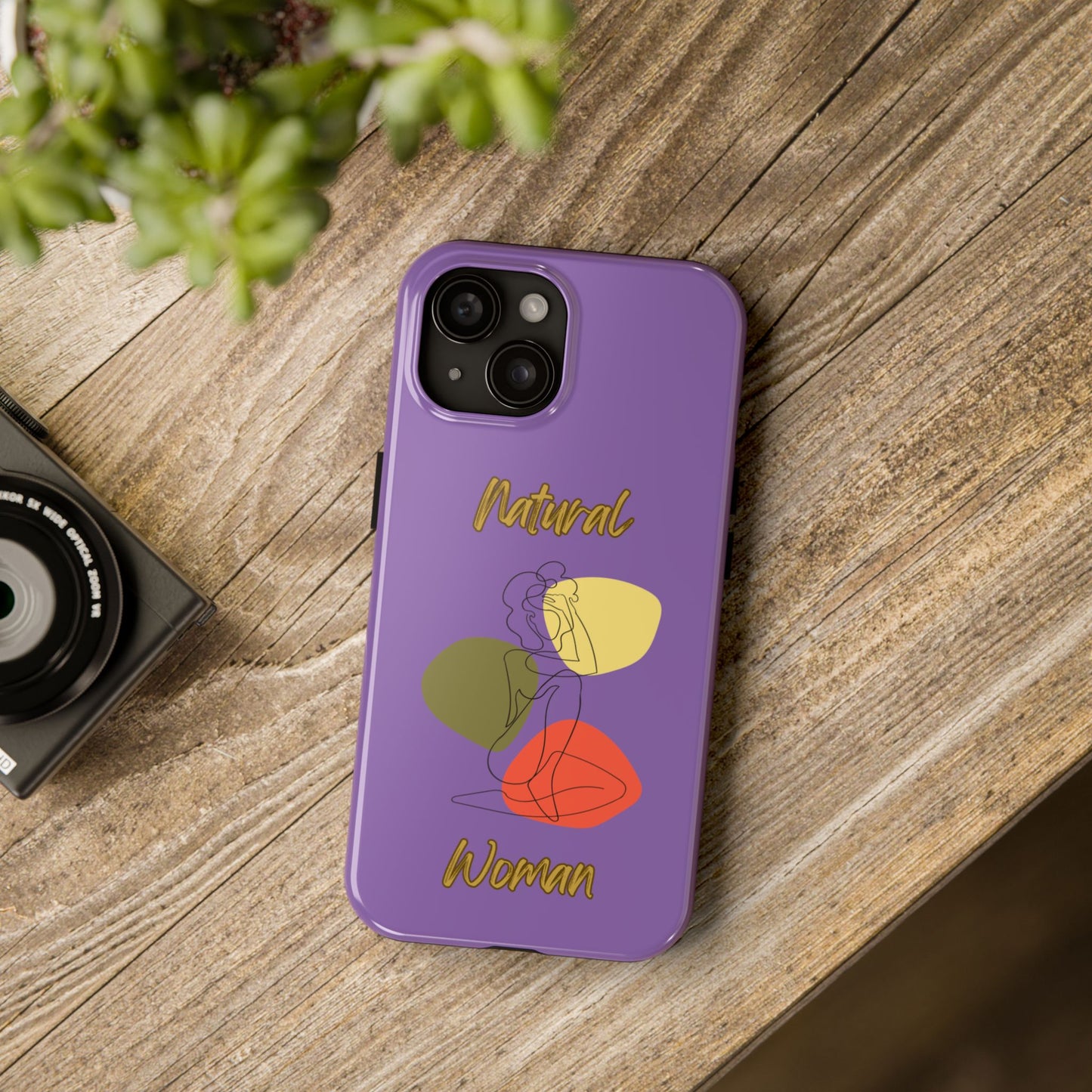 Natural Woman Colorful Pose (BL)Tough Phone Cases LIGHT PURPLE