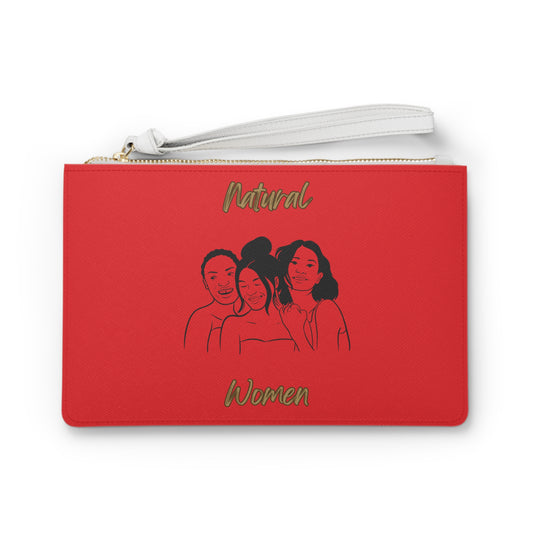 Natural Women Laughing Friends (BL) Clutch Bag RED