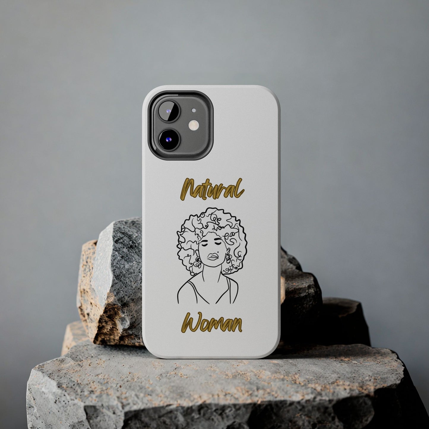 Natural Woman All About Me (BL)Tough Phone Cases WHITE