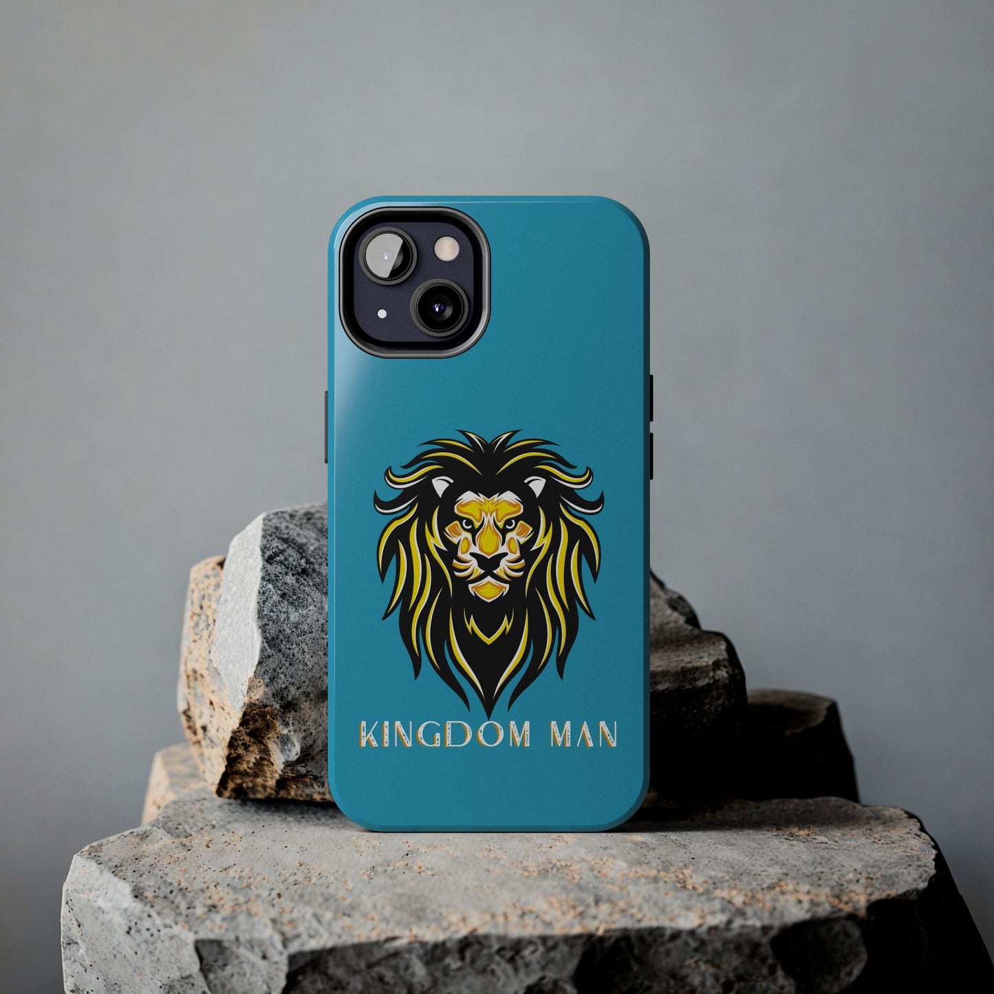 Kingdom Man (White-Gold Label) Tough Phone Case TURQUOISE