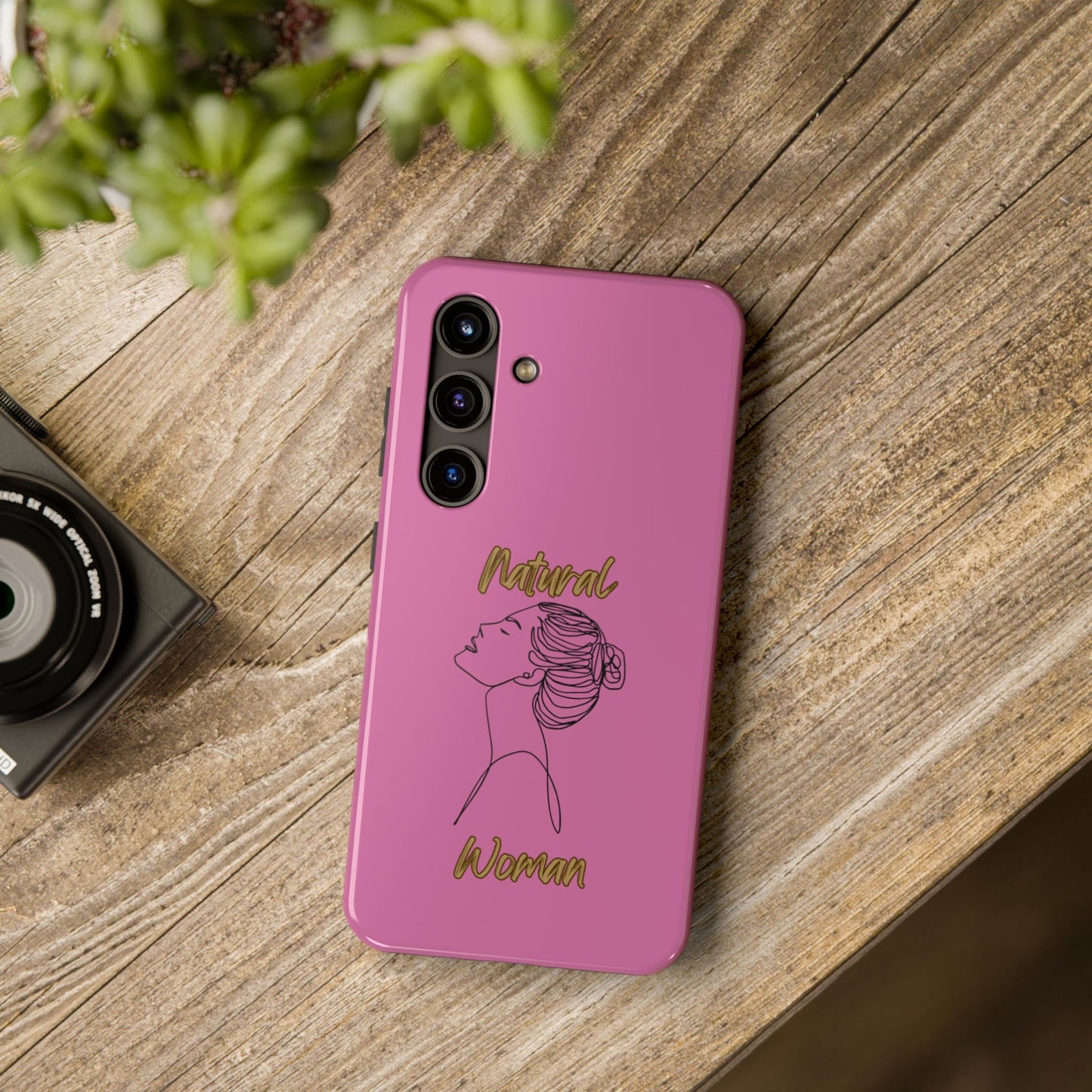 Natural Woman Wet Bun (BL) Tough Phone Cases LIGHT PINK