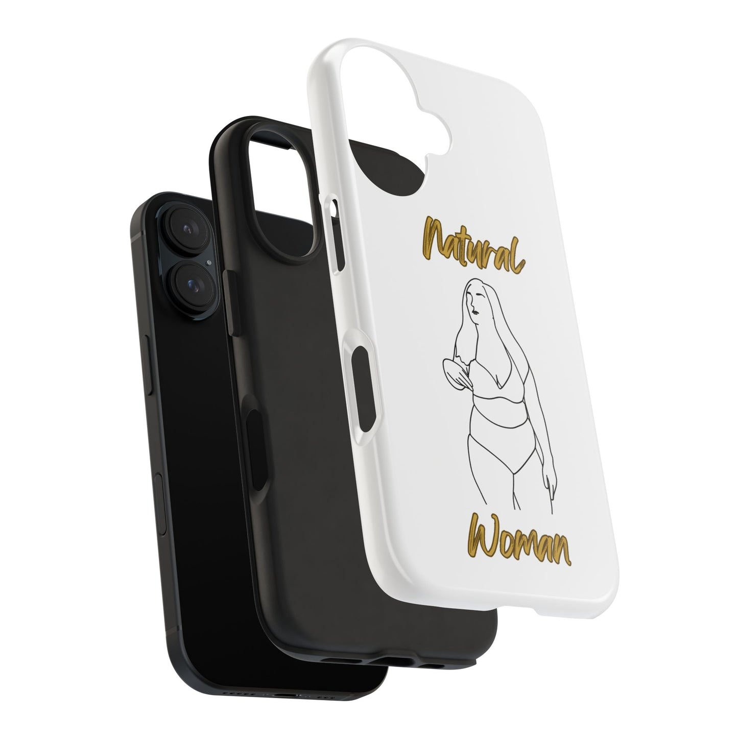 Natural Woman Full Beauty (BL)Tough Phone Cases WHITE
