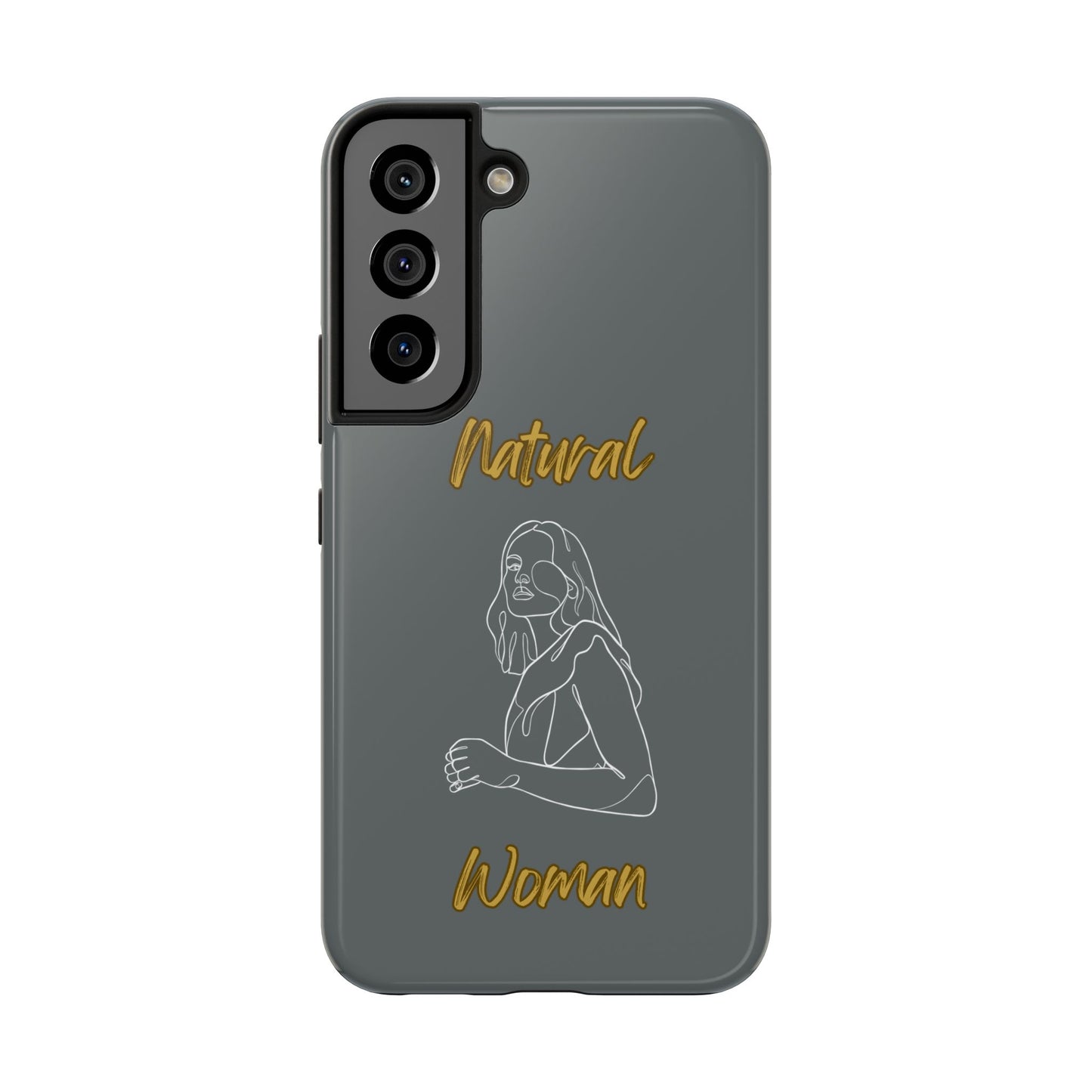 Natural Woman Care Free (WL)Tough Phone Cases DARK GREY