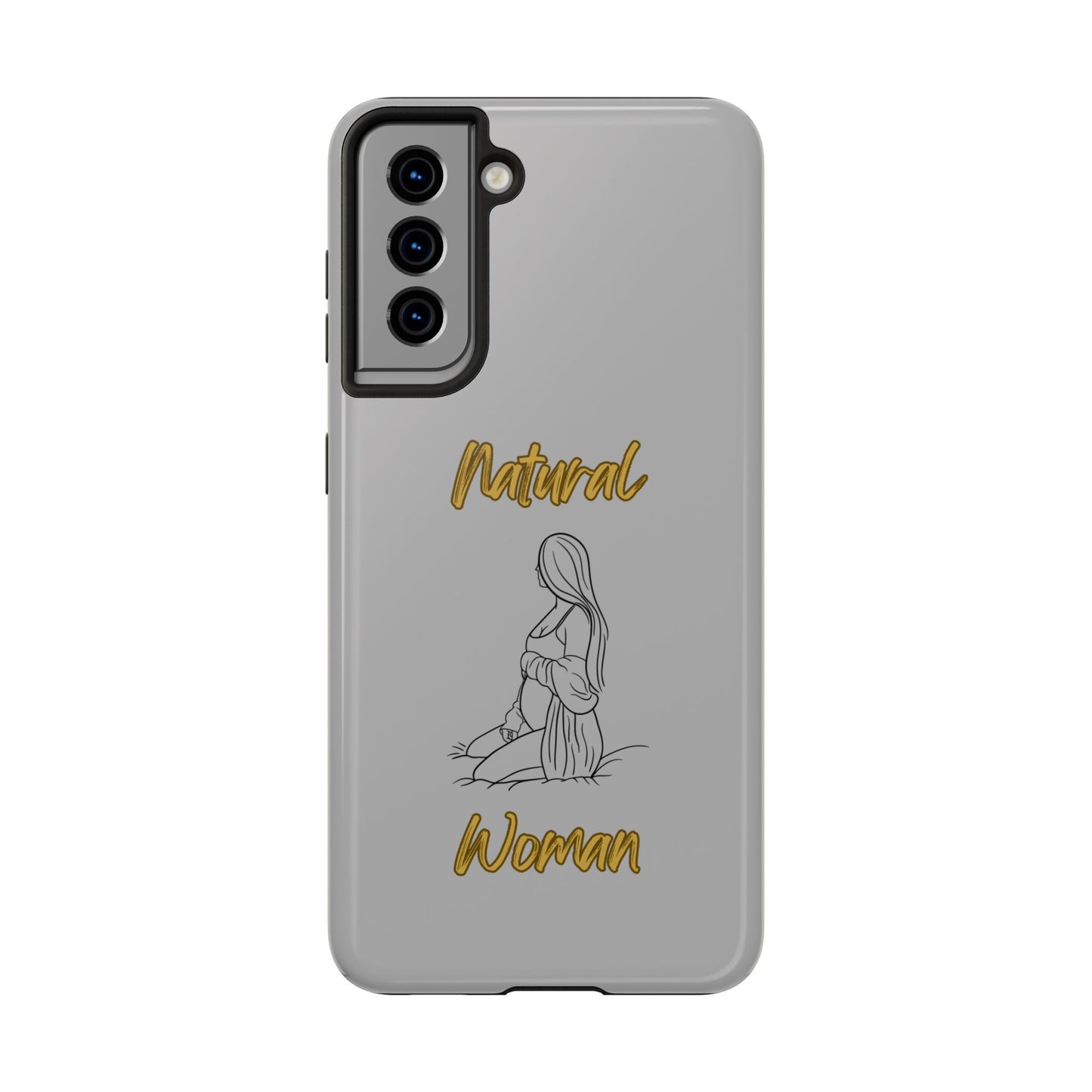 Natural Woman Expecting (BL)Tough Phone Cases LIGHT GREY