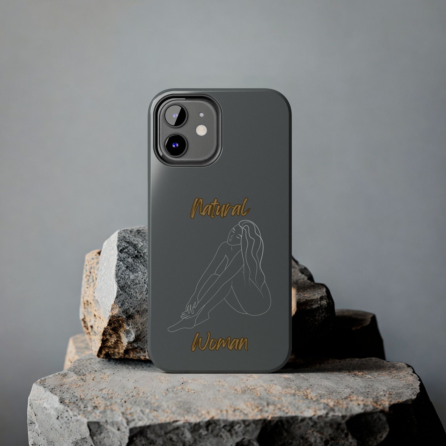 Natural Woman Beauty (WL) Tough Phone Cases DARK GREY