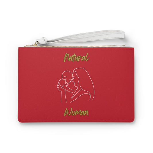 Natural Woman Joy (WL) Clutch Bag DARK RED