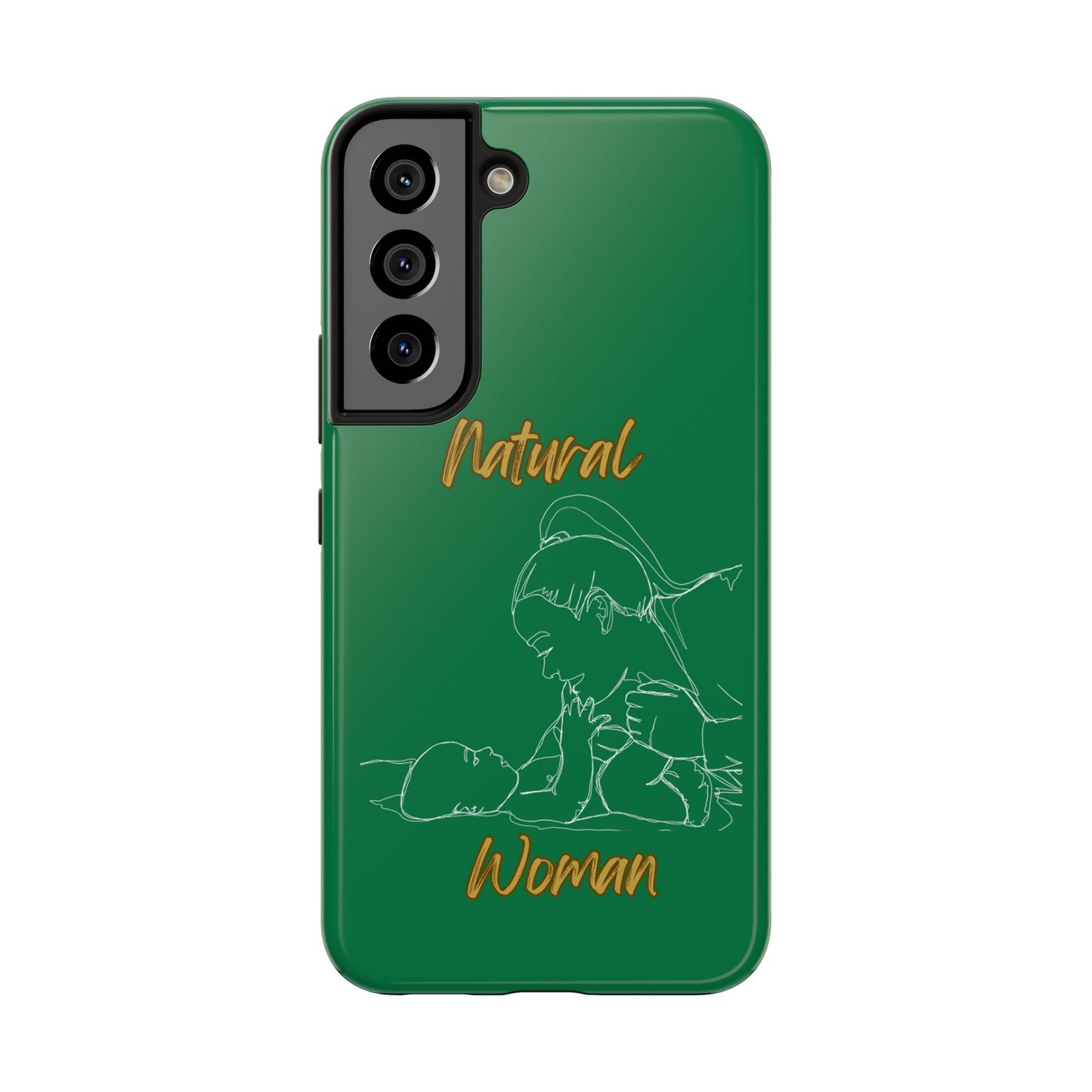 Natural Woman New Life (WL)Tough Phone Cases DARK GREEN