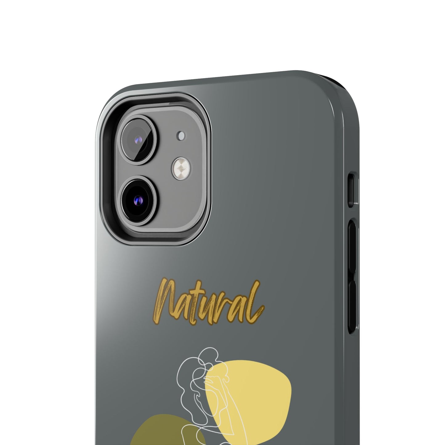 Natural Woman Colorful Pose (WL)Tough Phone Cases DARK GREY