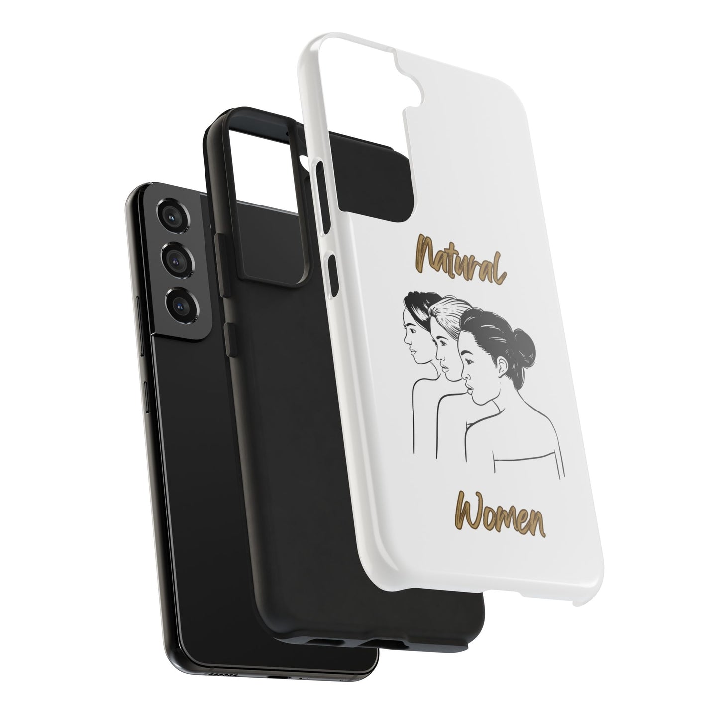 Natural Woman United Friends (BL)Tough Phone Cases WHITE