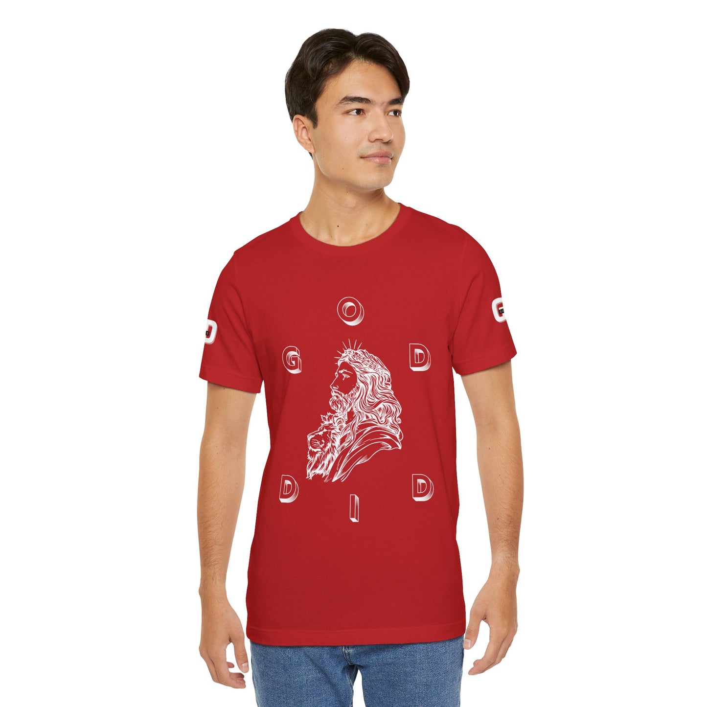 "GOD DID"  (WL) Jesus/Lion Profile