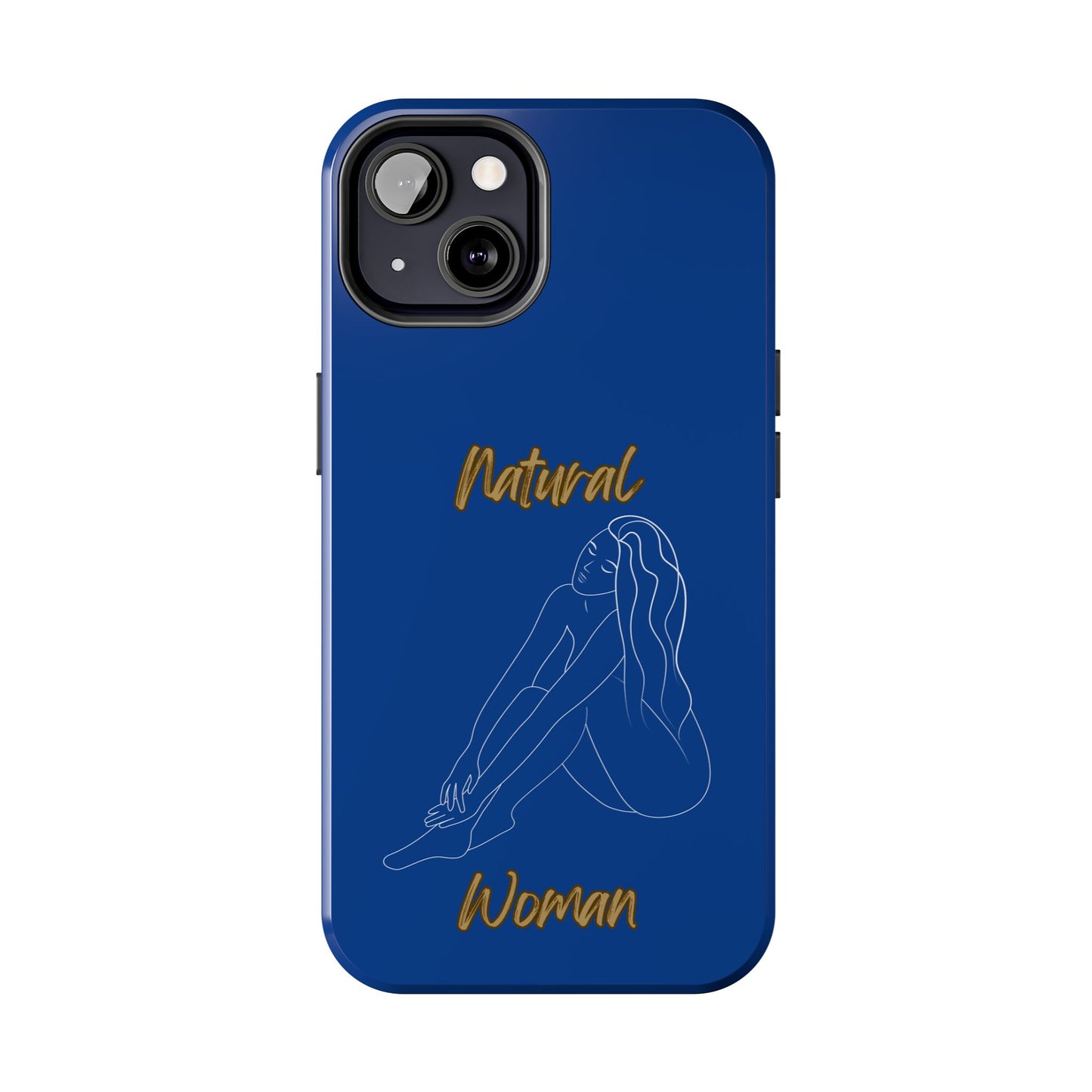 Natural Woman Beauty (WL) Tough Phone Cases DARK BLUE
