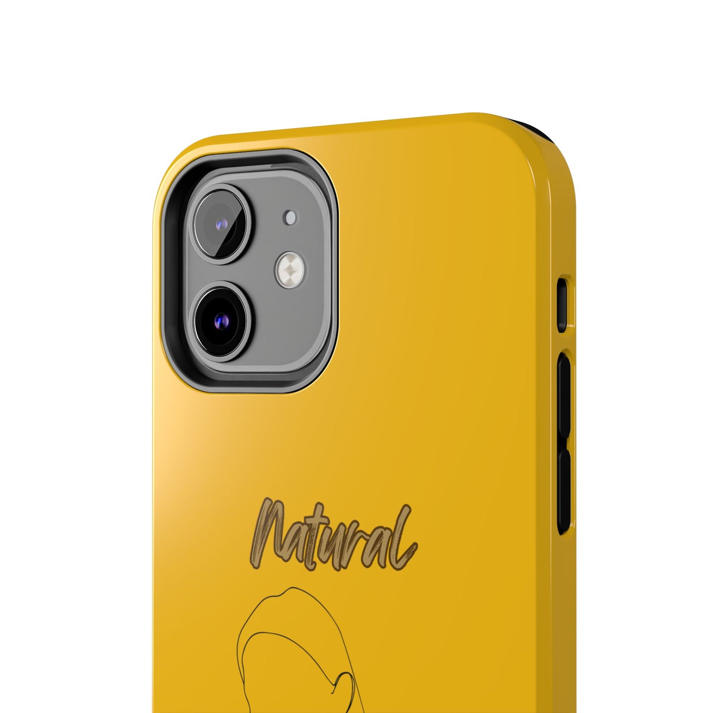 Natural Woman Tilted Look (BL) Tough Phone Cases YELLOW