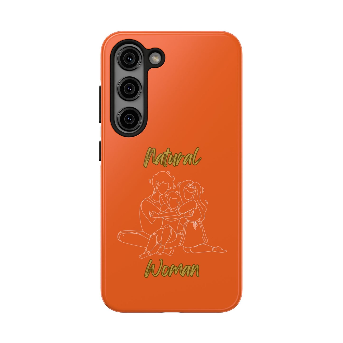 Natural Woman Bear Hugs (WL) Tough Phone Cases ORANGE