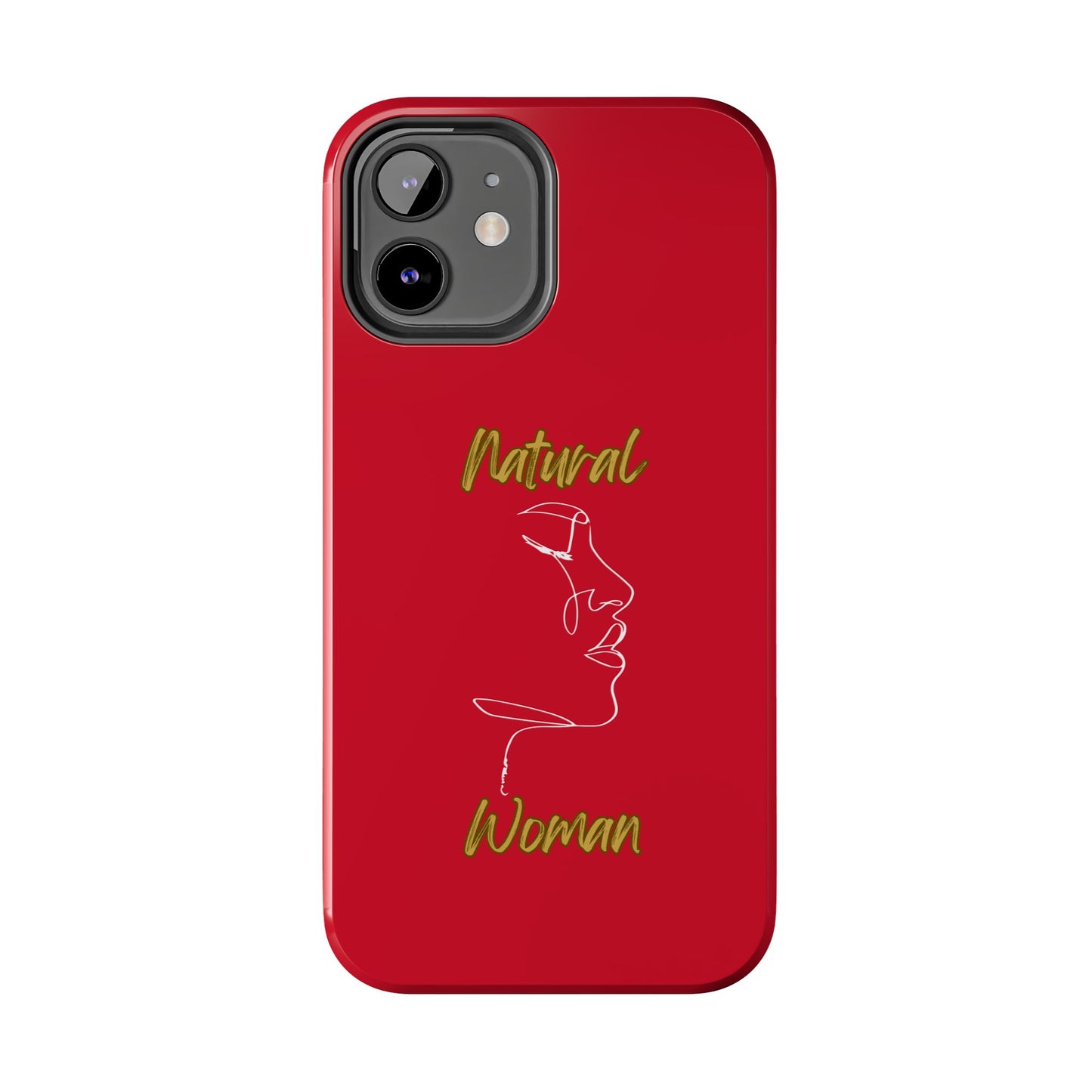 Natural Woman Timeless (WL)Tough Phone Cases DARK RED