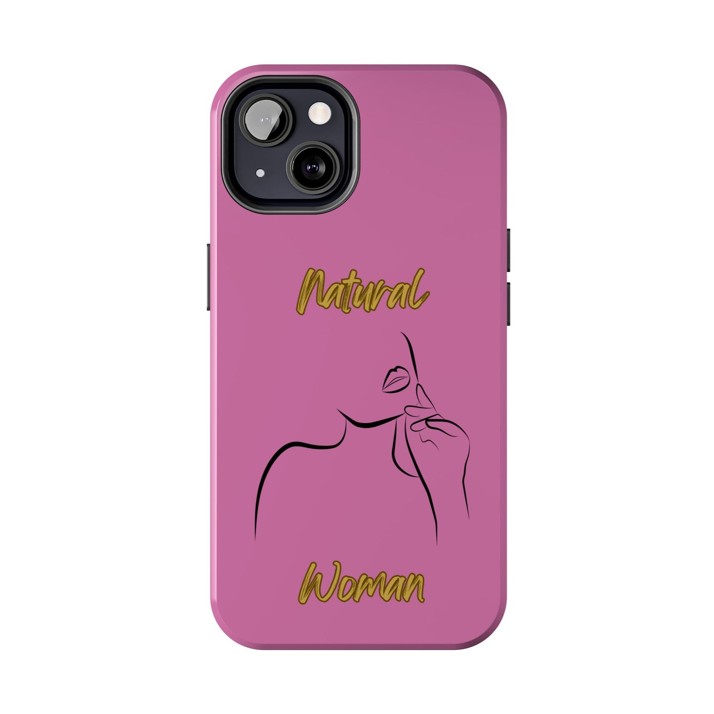 Natural Woman Chin Up (BL)Tough Phone Cases LIGHT PINK