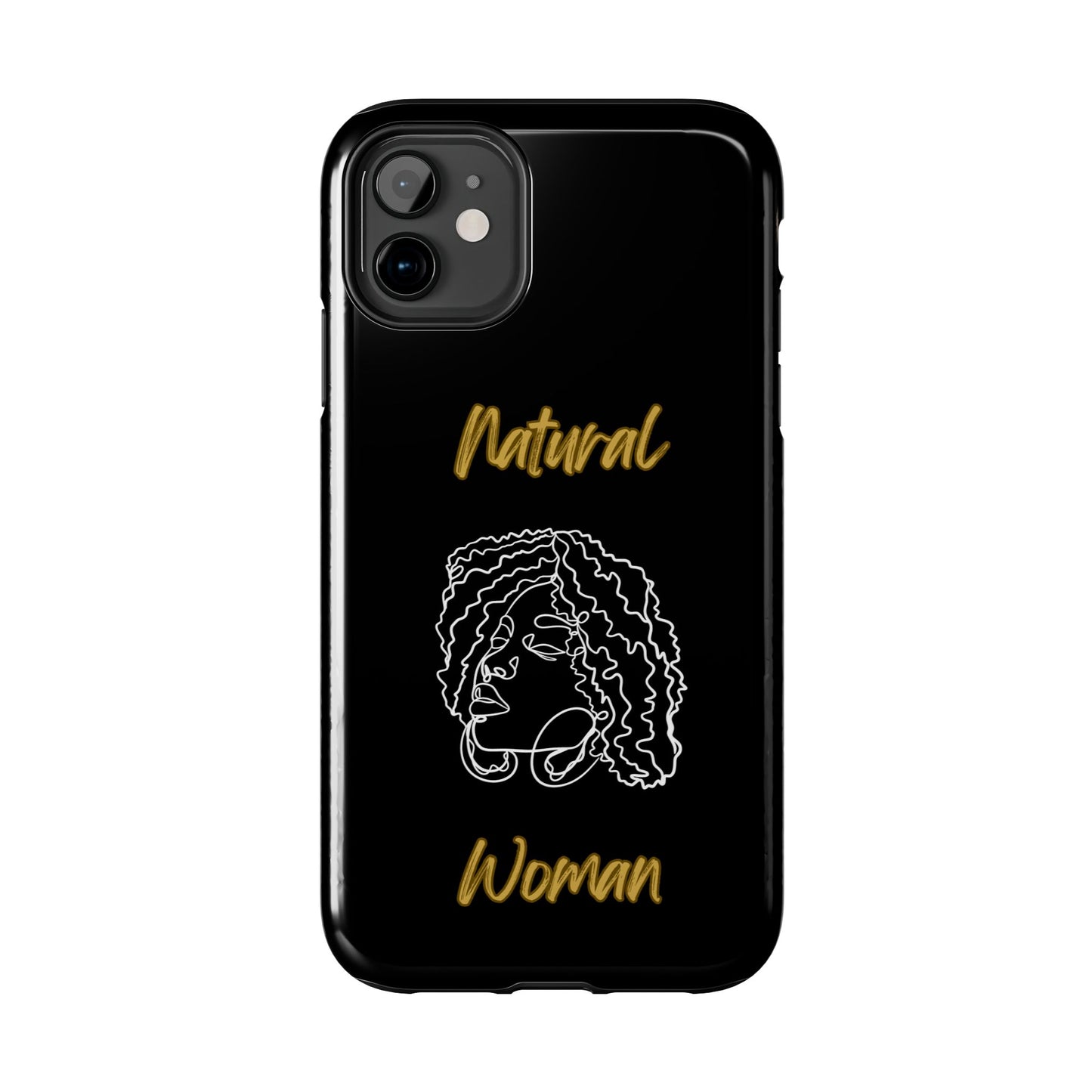Natural Woman Naturally Me (WL)Tough Phone Cases BLACK