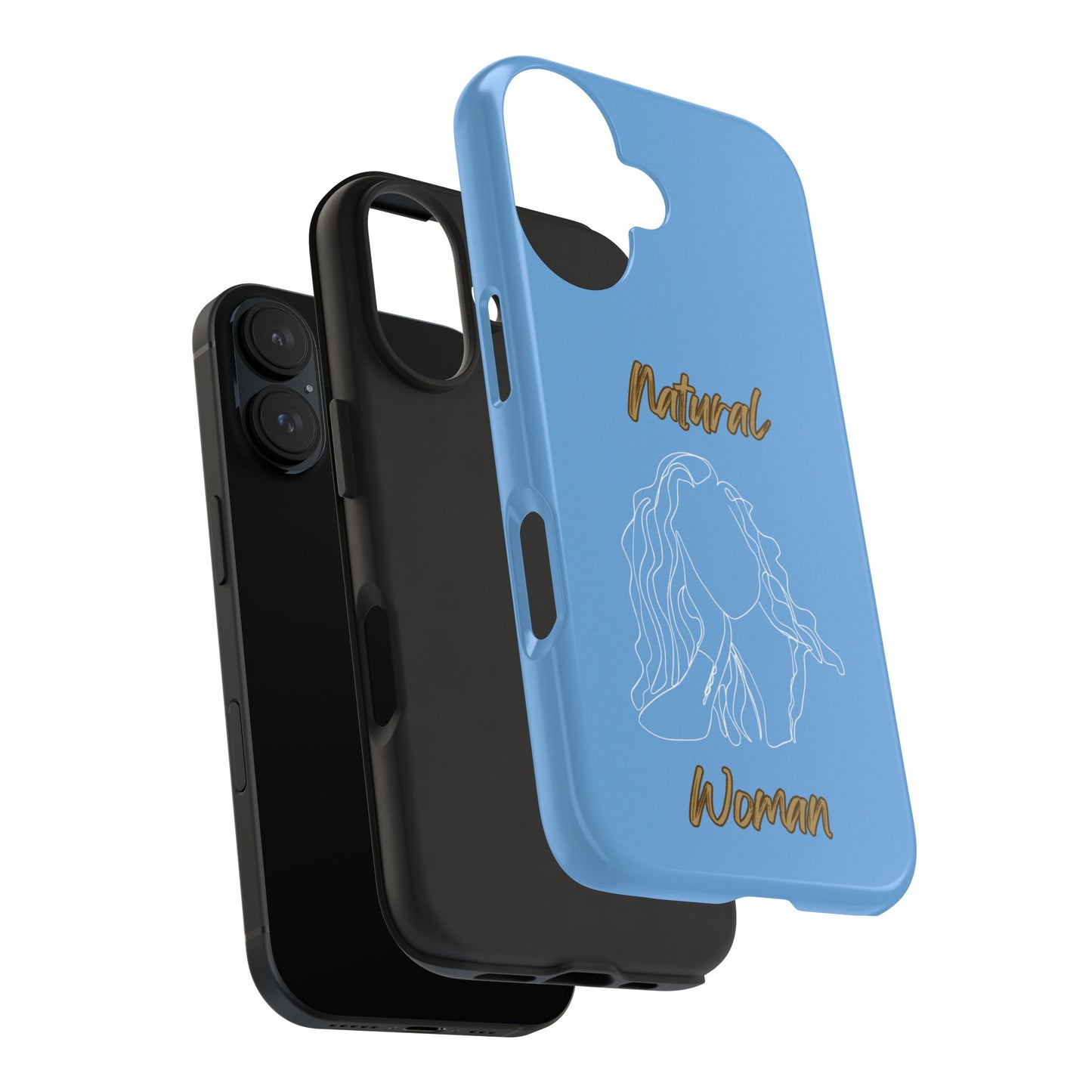 Natural Woman Relaxed (WL) Tough Phone Cases LIGHT BLUE