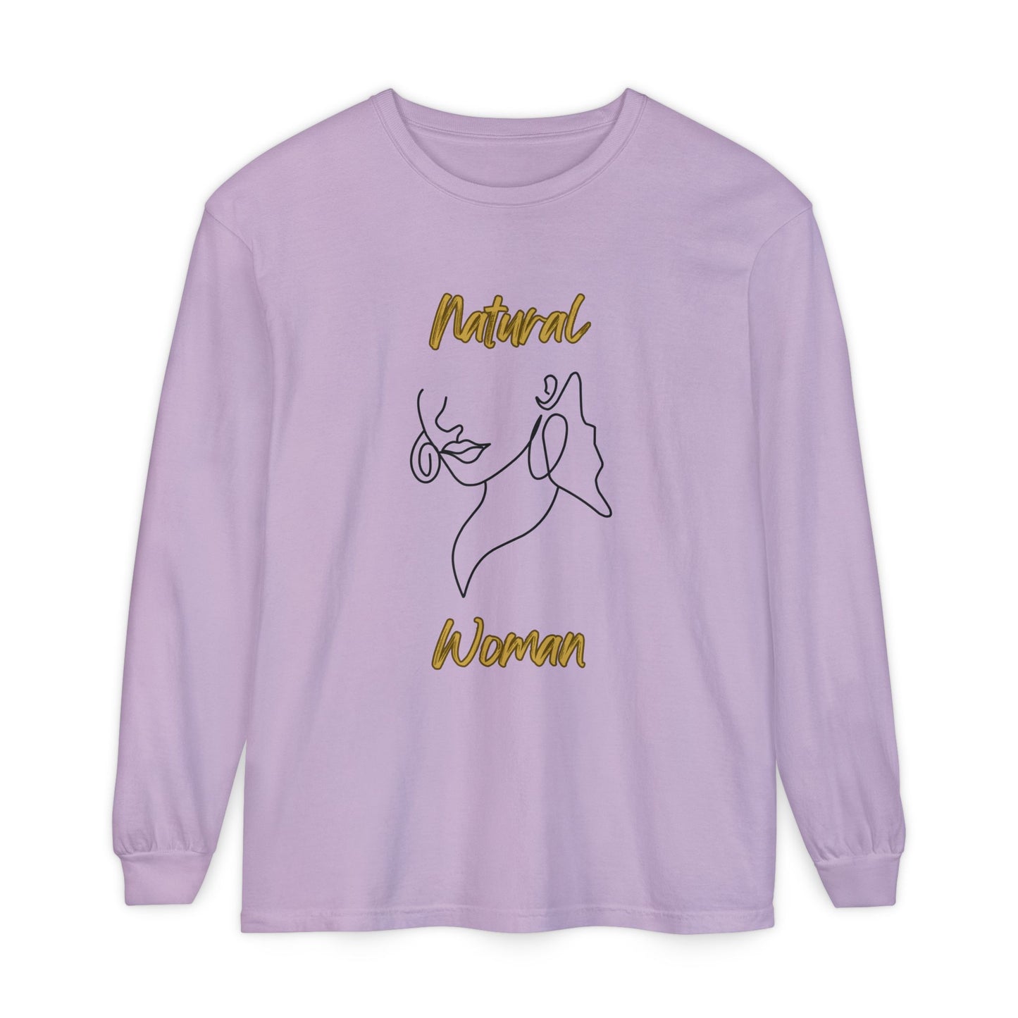 Natural Woman Lips (BL) Long Sleeve T-Shirt