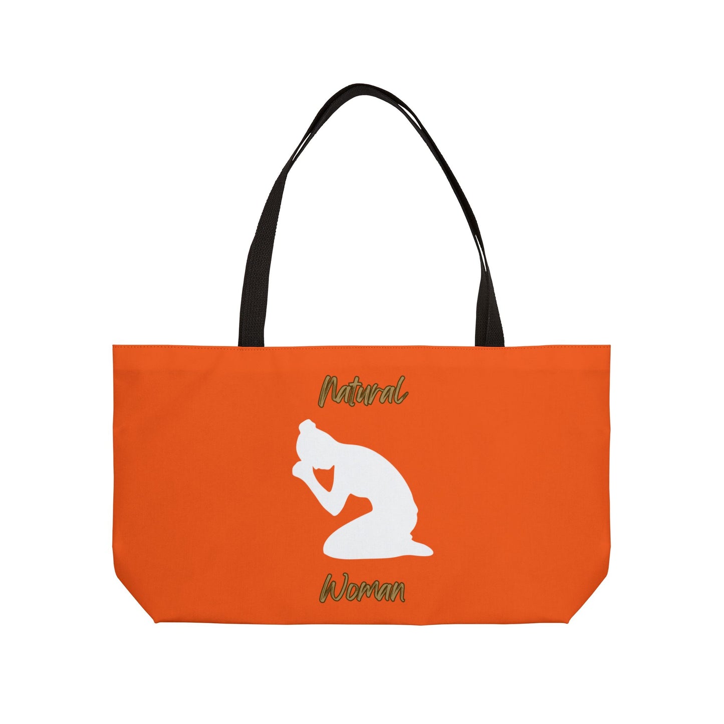 Natural Woman Pray (WL) Weekender Tote Bag ORANGE